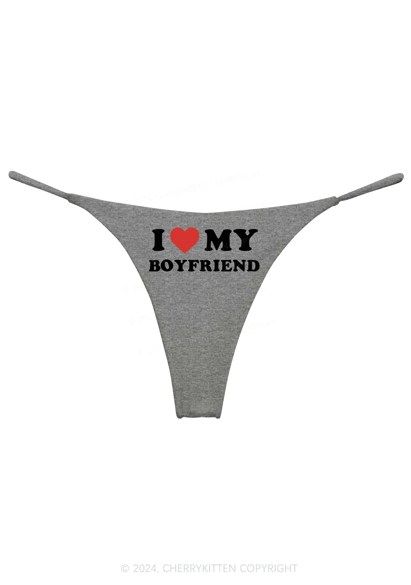 I Love My Boyfriend Y2K Bikini String Thong Cherrykitten - Image 11