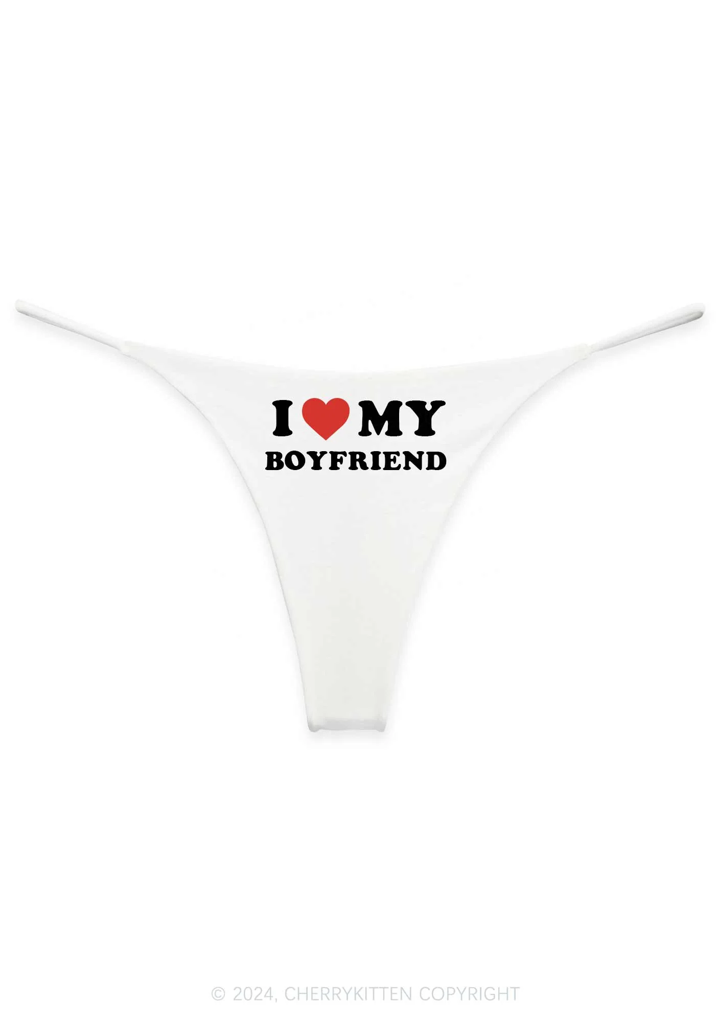 I Love My Boyfriend Y2K Bikini String Thong Cherrykitten - Image 6