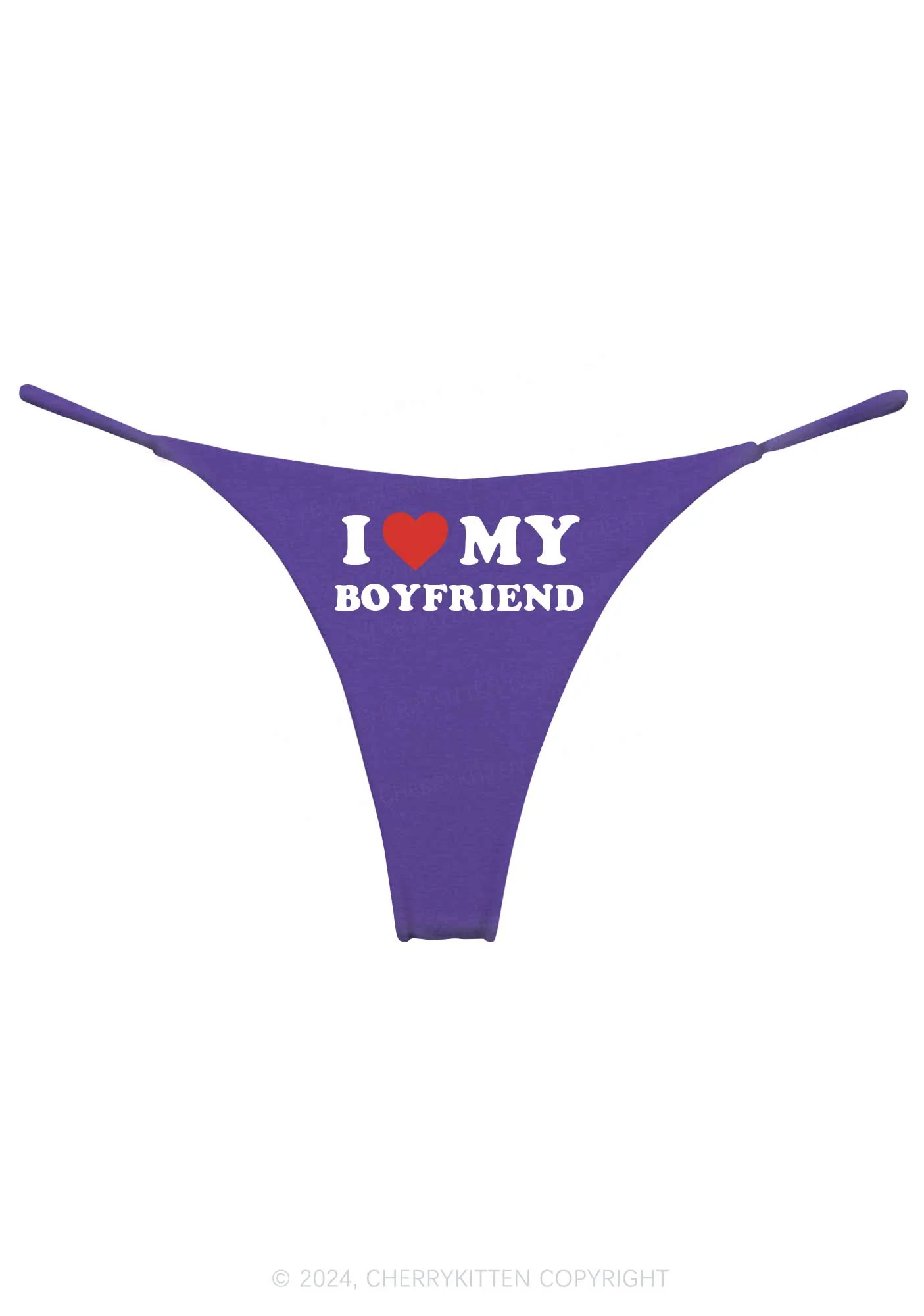I Love My Boyfriend Y2K Bikini String Thong Cherrykitten - Image 7