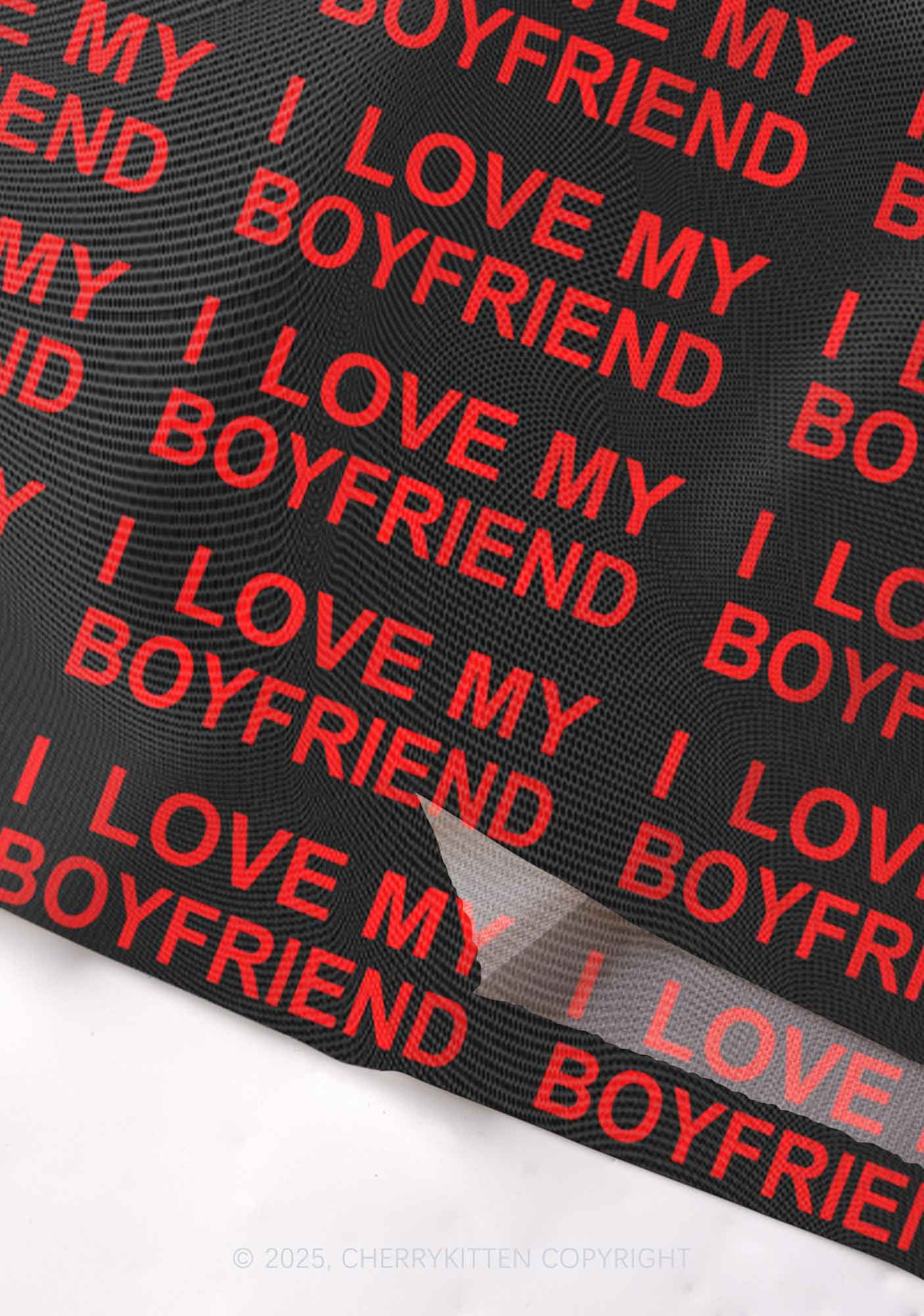 I Love My Boyfriend Y2K Mesh Cami Tank Cherrykitten - Image 4