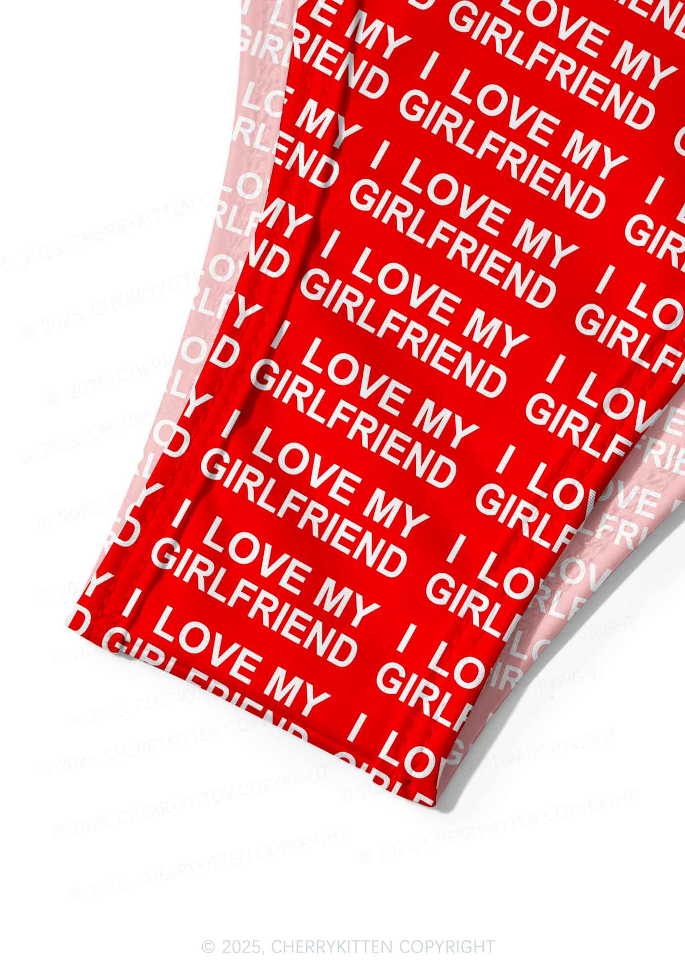 I Love My Girlfriend Y2K Print Bikini Set Cherrykitten - Image 3