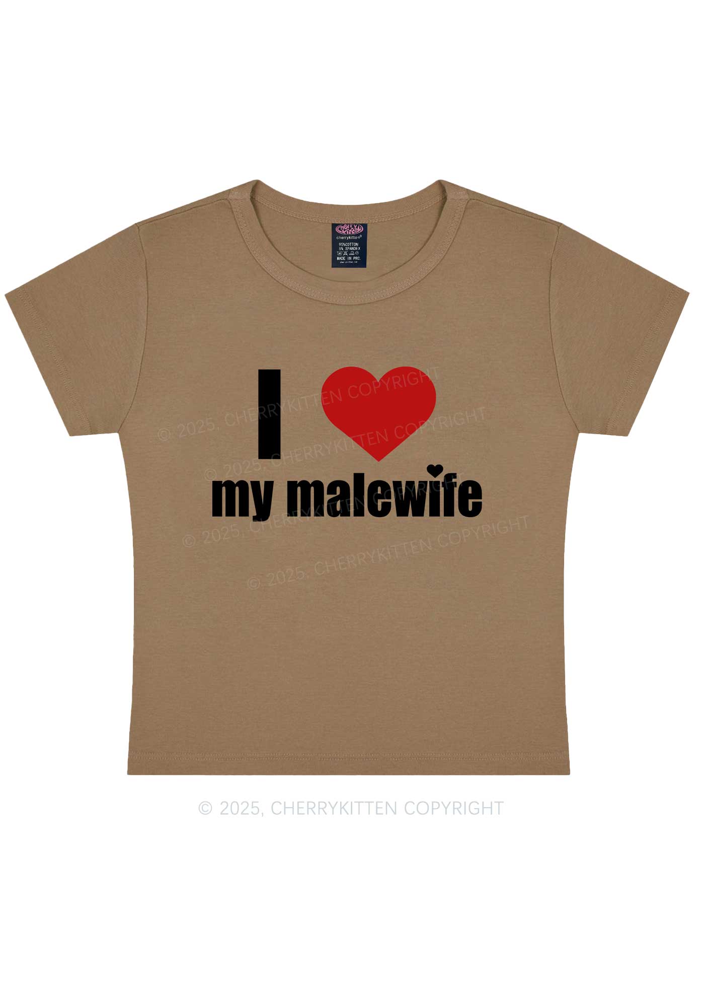 I Love My Malewife Pride Y2K Baby Tee Cherrykitten - Image 9