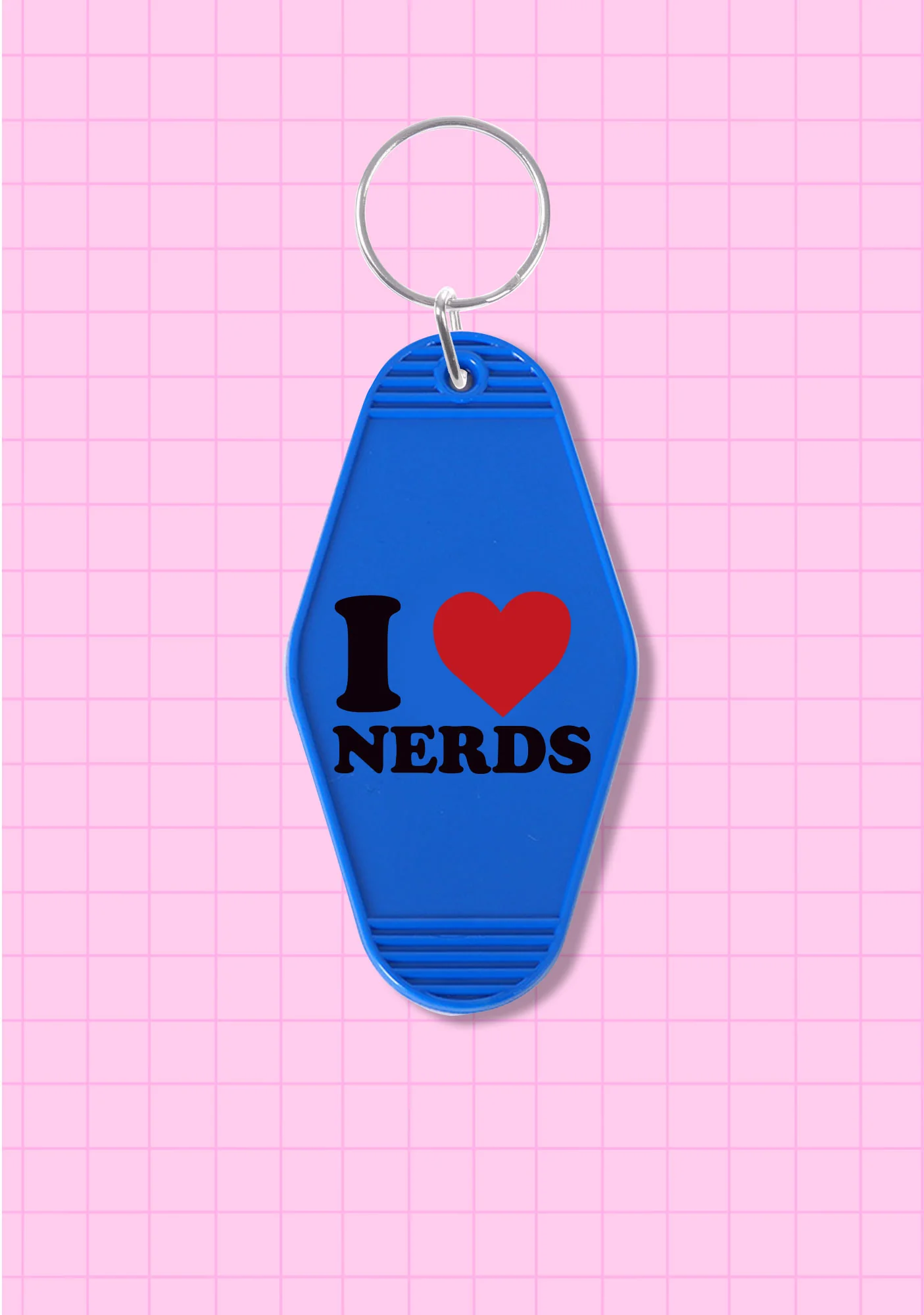 I Love Nerds 1Pc Y2K Hotel Keychain Cherrykitten - Image 5