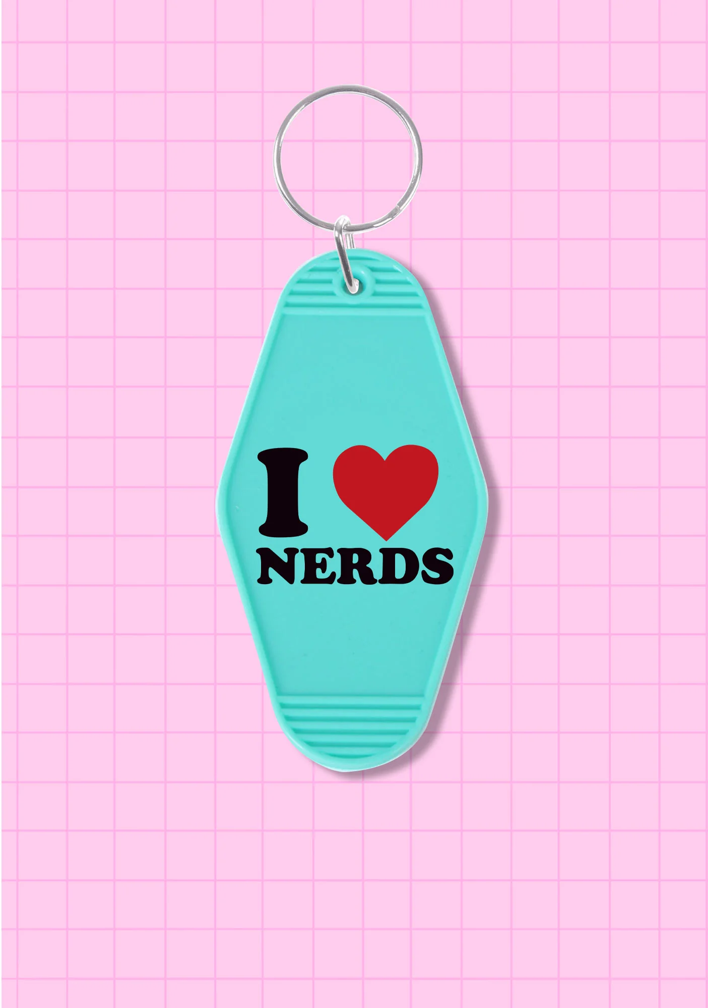 I Love Nerds 1Pc Y2K Hotel Keychain Cherrykitten - Image 6