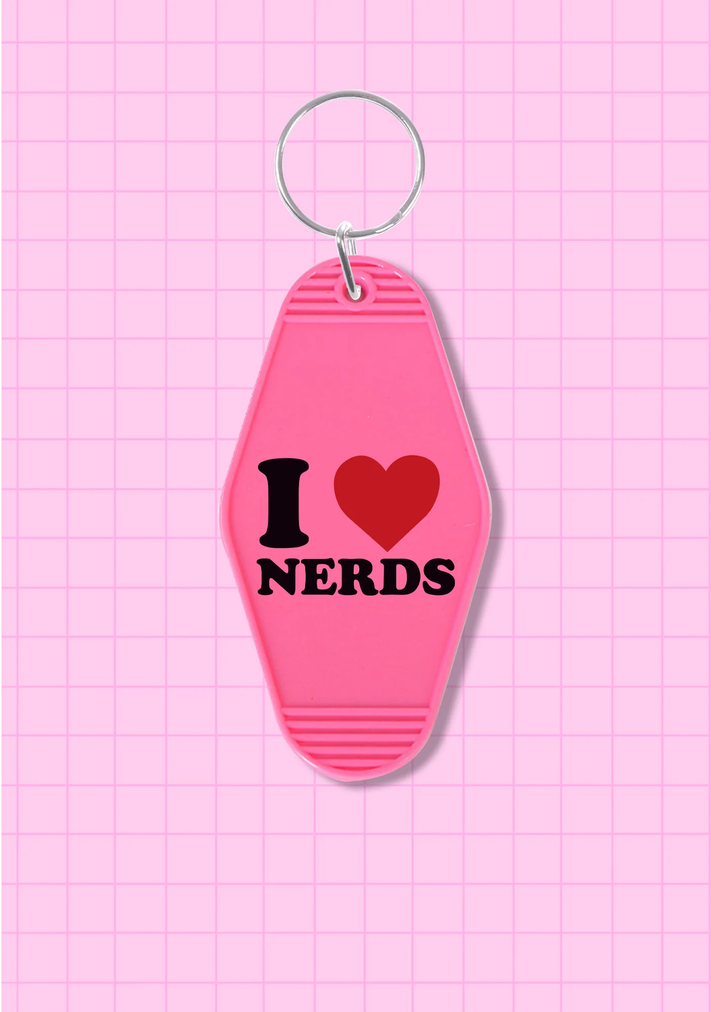 I Love Nerds 1Pc Y2K Hotel Keychain Cherrykitten - Image 8
