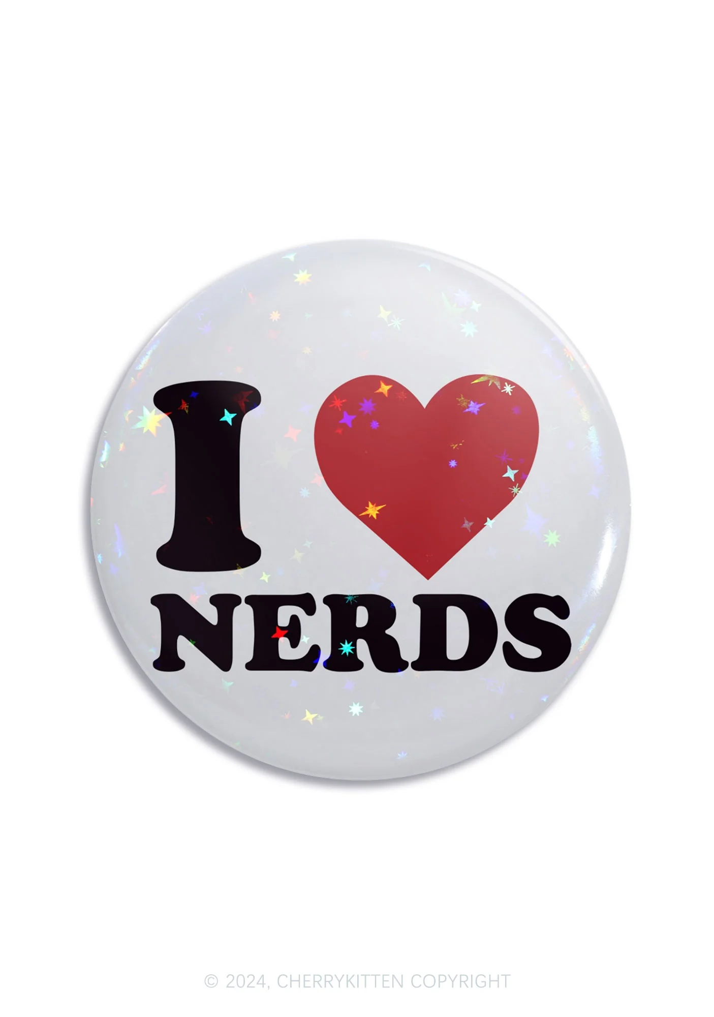 I Love Nerds 1Pc Y2K Pin Badge Cherrykitten - Image 6