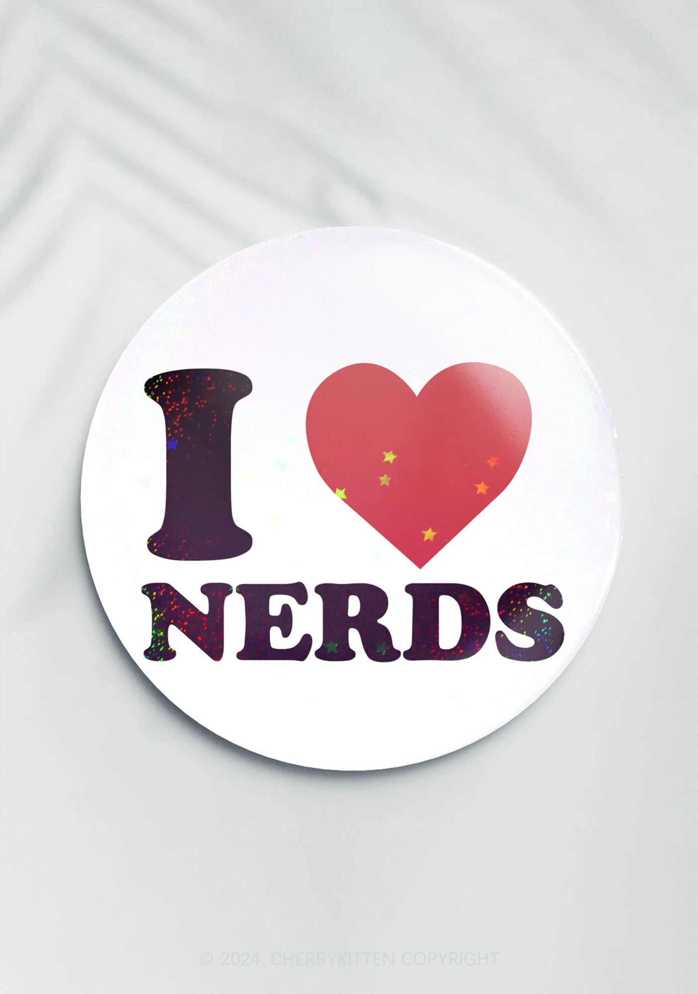 I Love Nerds 1Pc Y2K Pin Badge Cherrykitten - Image 7