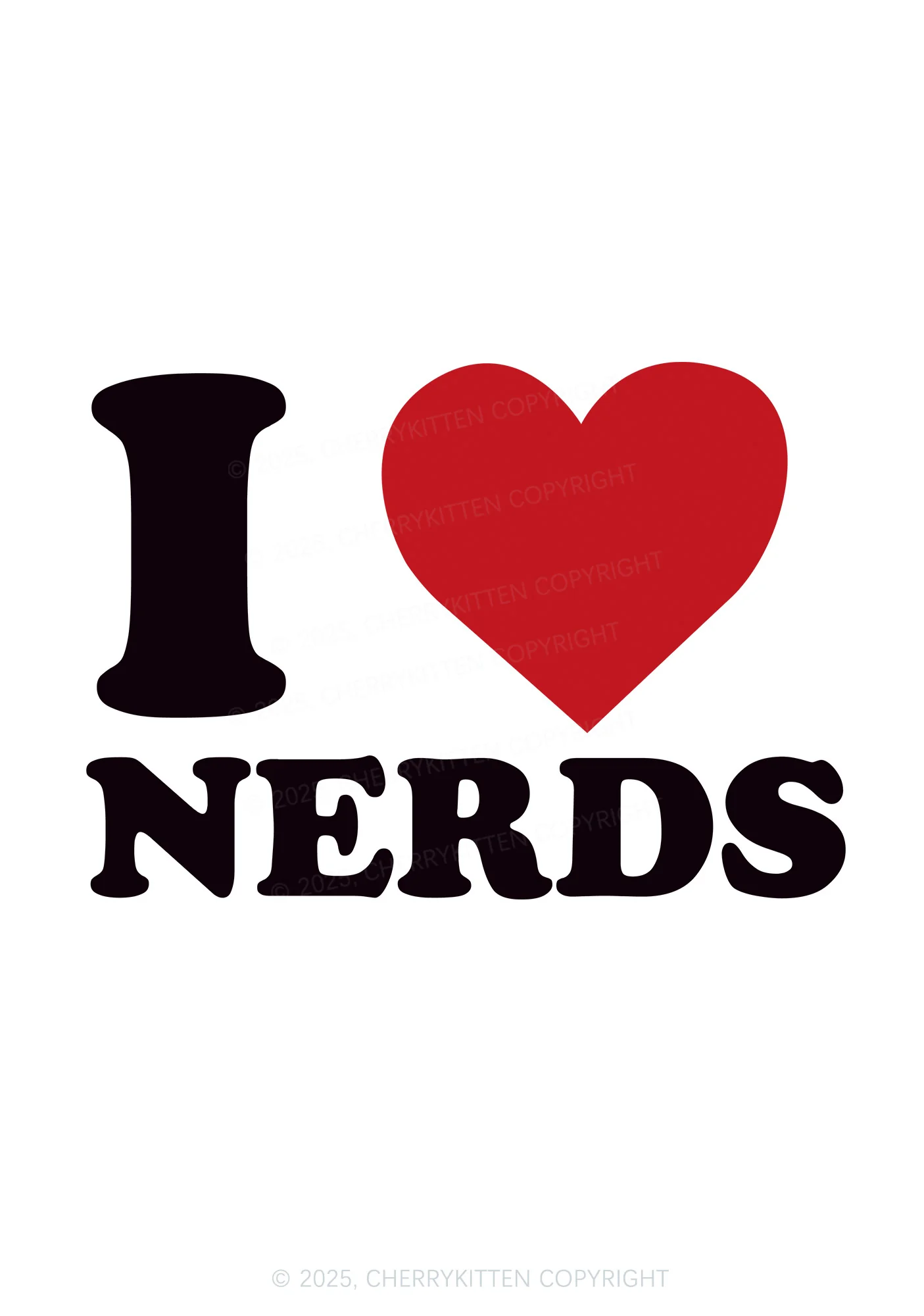 I Love Nerds Y2K Bikini String Thong Cherrykitten - Image 2