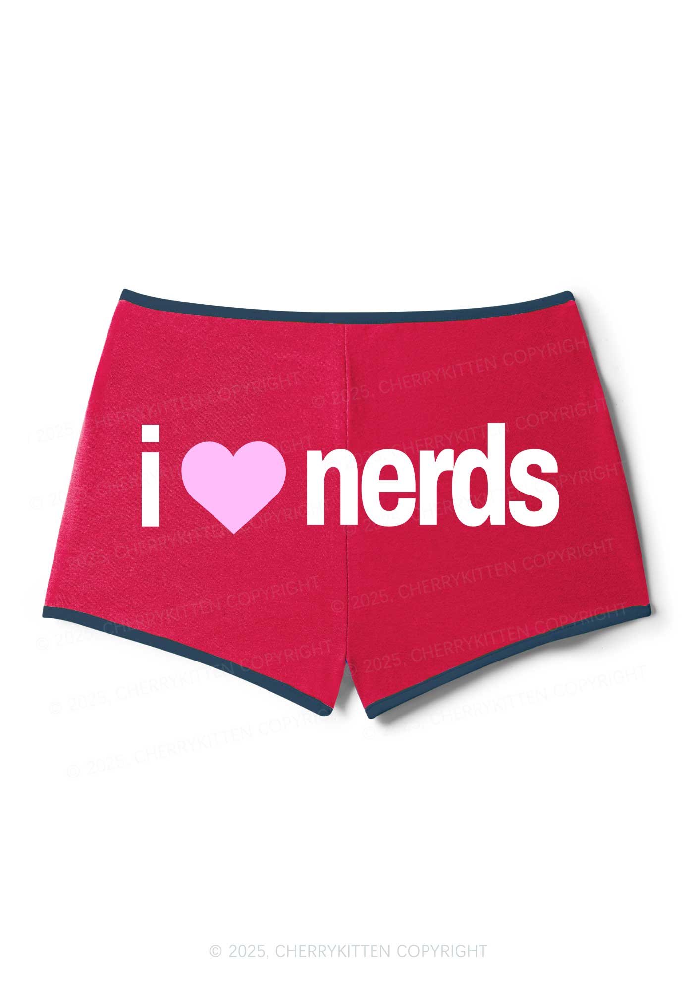 I Love Nerds Y2K Booty Shorts Cherrykitten - Image 5