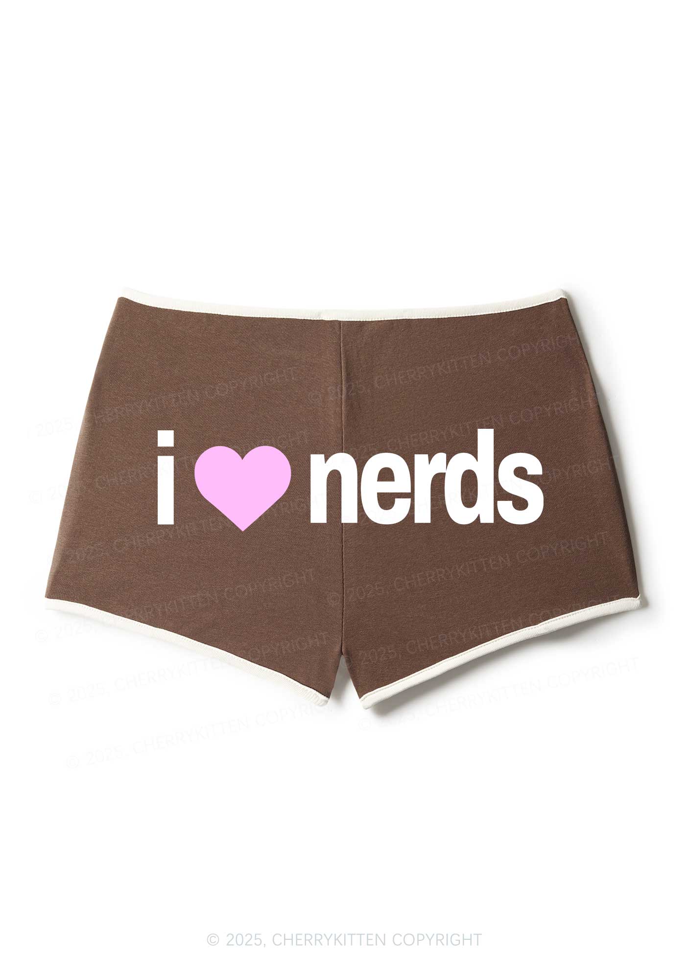 I Love Nerds Y2K Booty Shorts Cherrykitten - Image 6