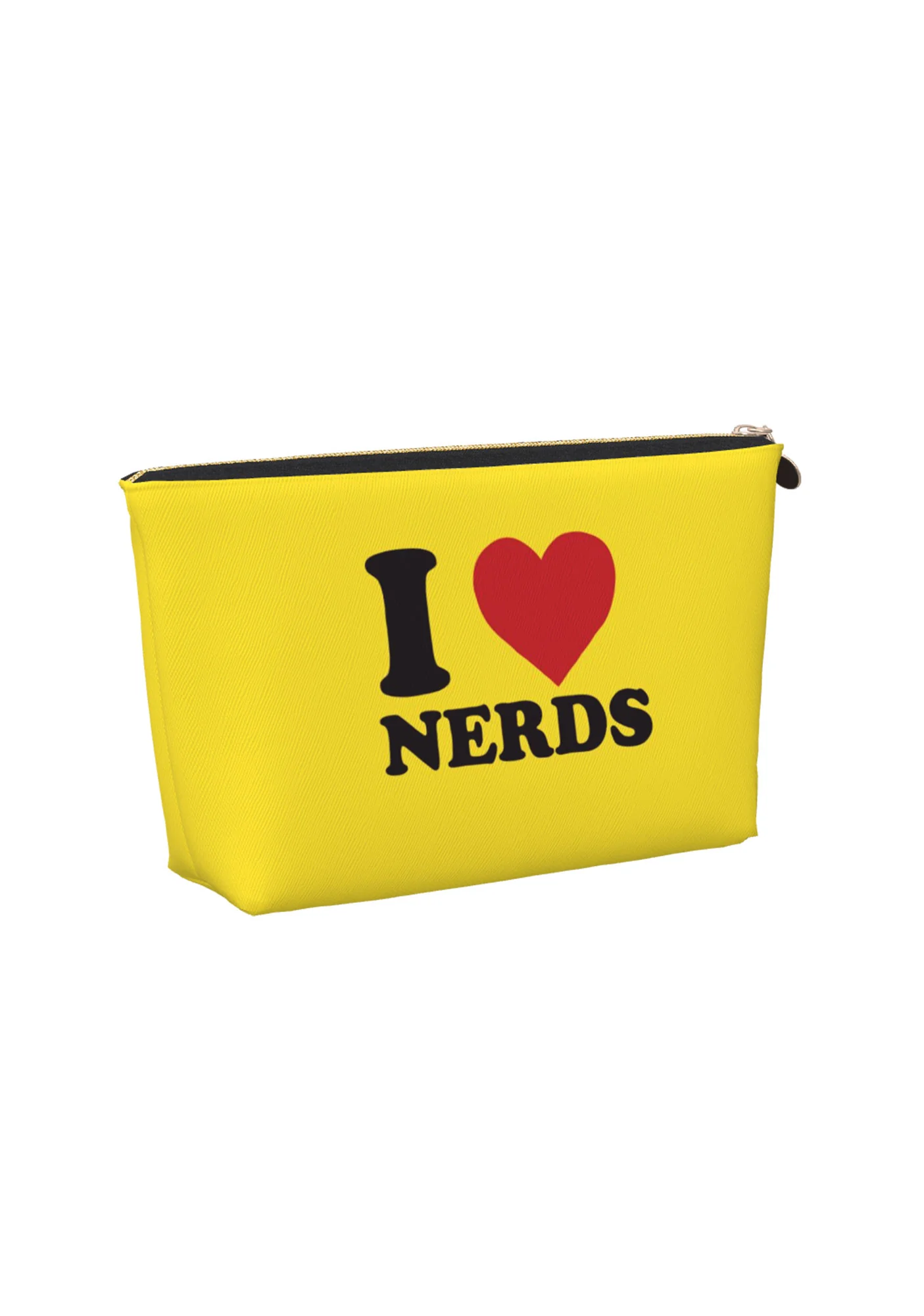 I Love Nerds Y2K Leather Makeup Bag Cherrykitten - Image 3