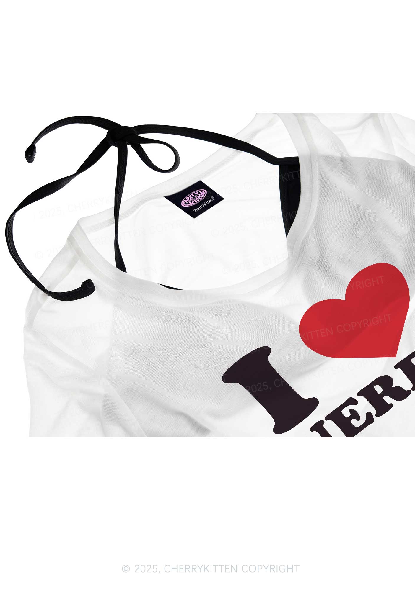 I Love Nerds Y2K Sheer Boyfriend Tee Cherrykitten - Image 4
