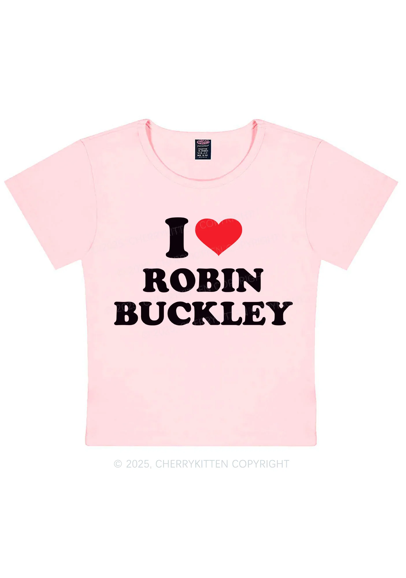 I Love RB Pride Y2K Baby Tee Cherrykitten - Image 10