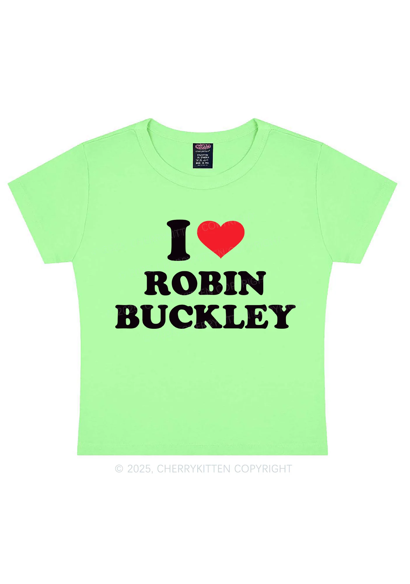 I Love RB Pride Y2K Baby Tee Cherrykitten - Image 11