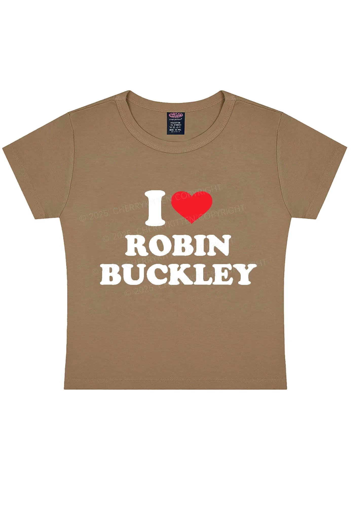 I Love RB Pride Y2K Baby Tee Cherrykitten - Image 12