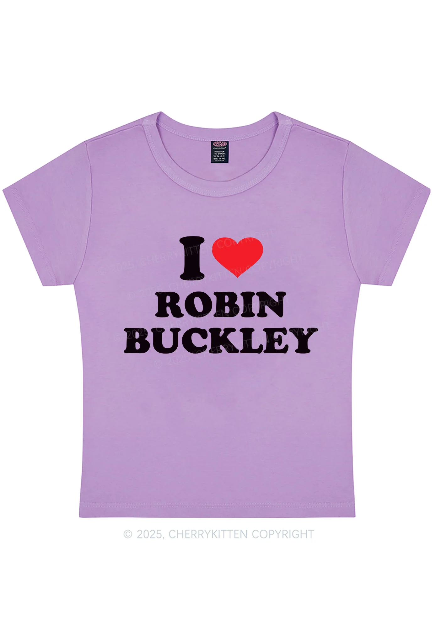 I Love RB Pride Y2K Baby Tee Cherrykitten - Image 5