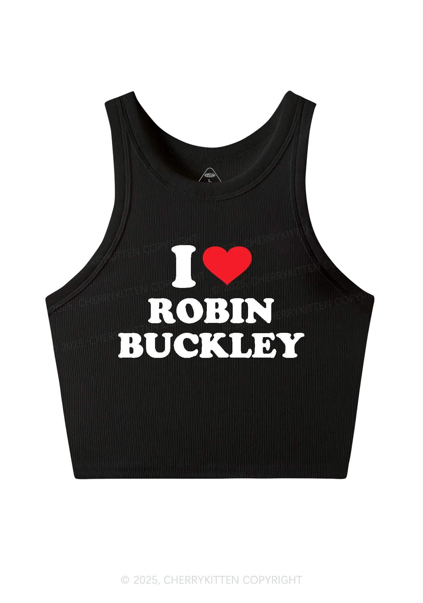 I Love RB Pride Y2K Crop Tank Top Cherrykitten - Image 3