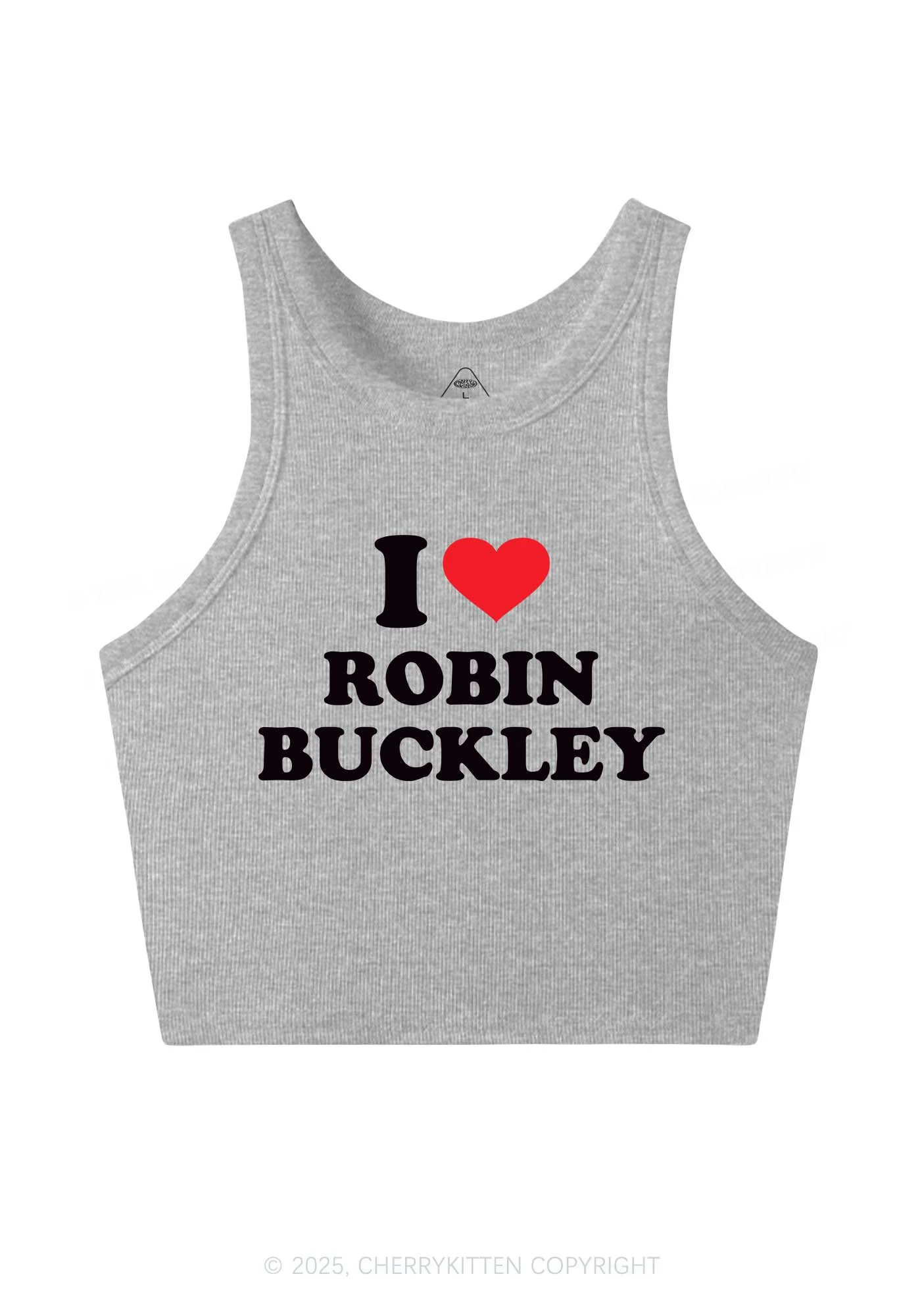 I Love RB Pride Y2K Crop Tank Top Cherrykitten - Image 5