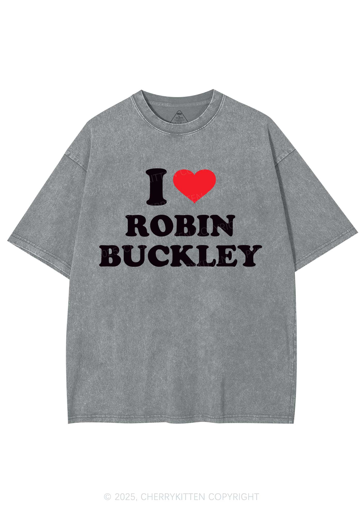 I Love RB Pride Y2K Shirts Washed Tee Cherrykitten - Image 6