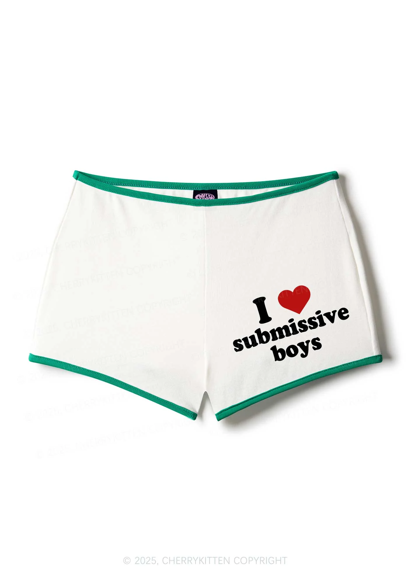 I Love S Boys Y2K Booty Shorts Cherrykitten - Image 3