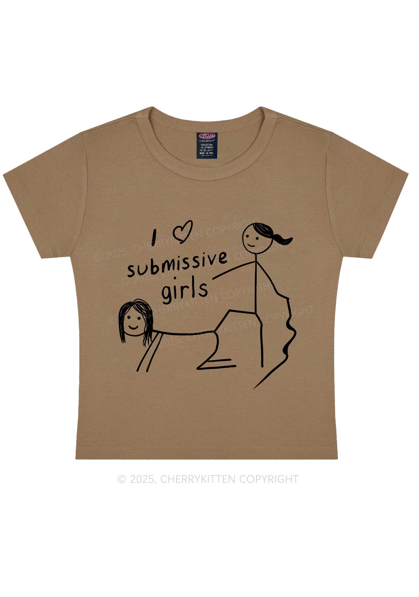 I Love S Girls Pride Y2K Baby Tee Cherrykitten - Image 11