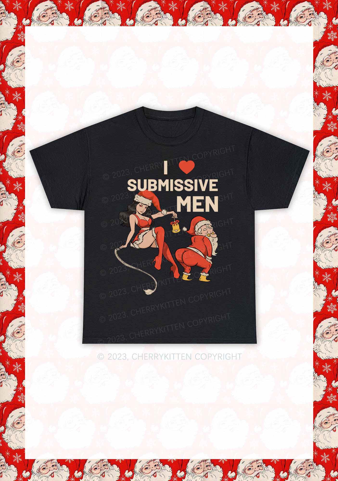 I Love S Men Christmas Y2K Chunky Shirt Cherrykitten - Image 3