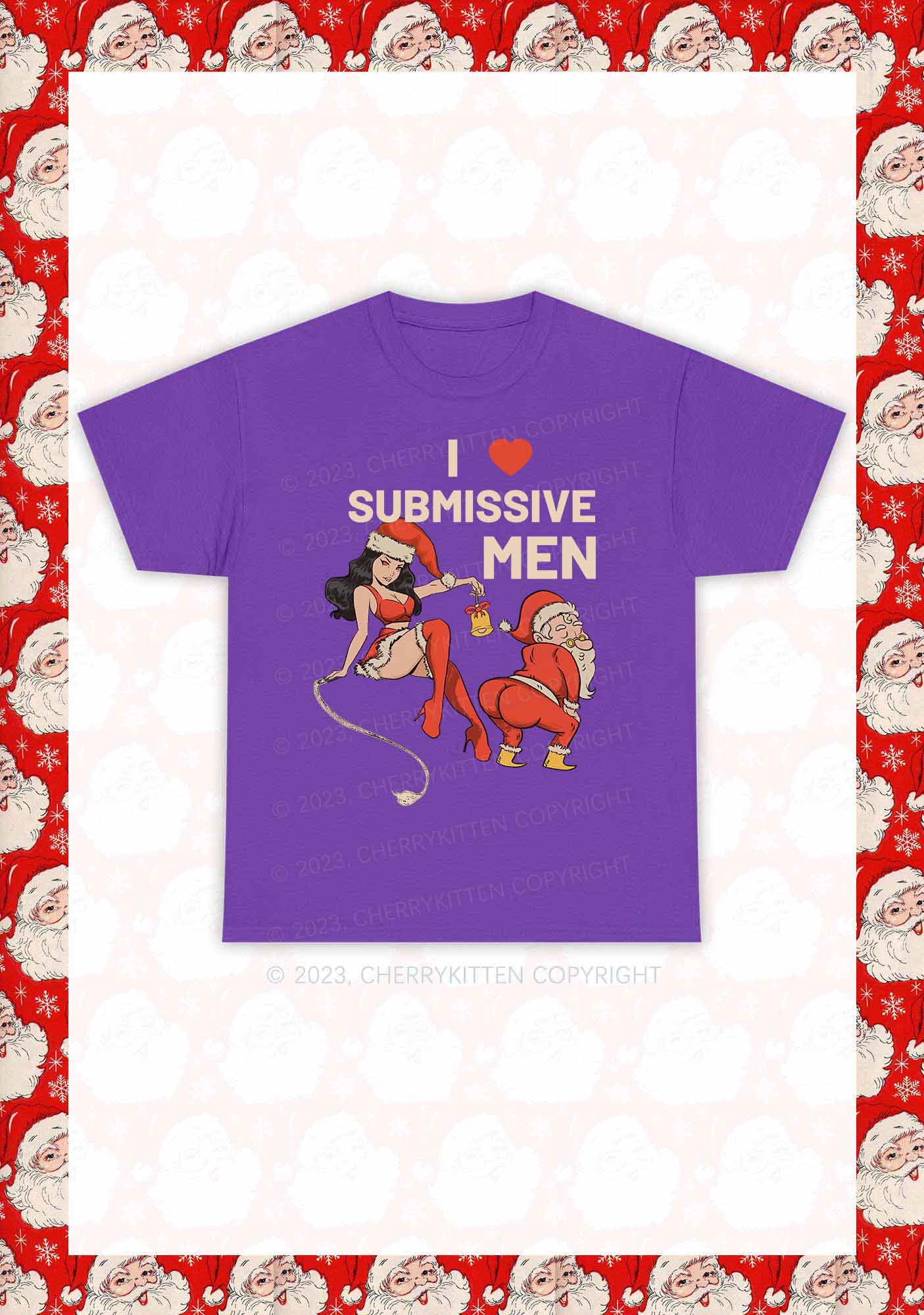 I Love S Men Christmas Y2K Chunky Shirt Cherrykitten - Image 4