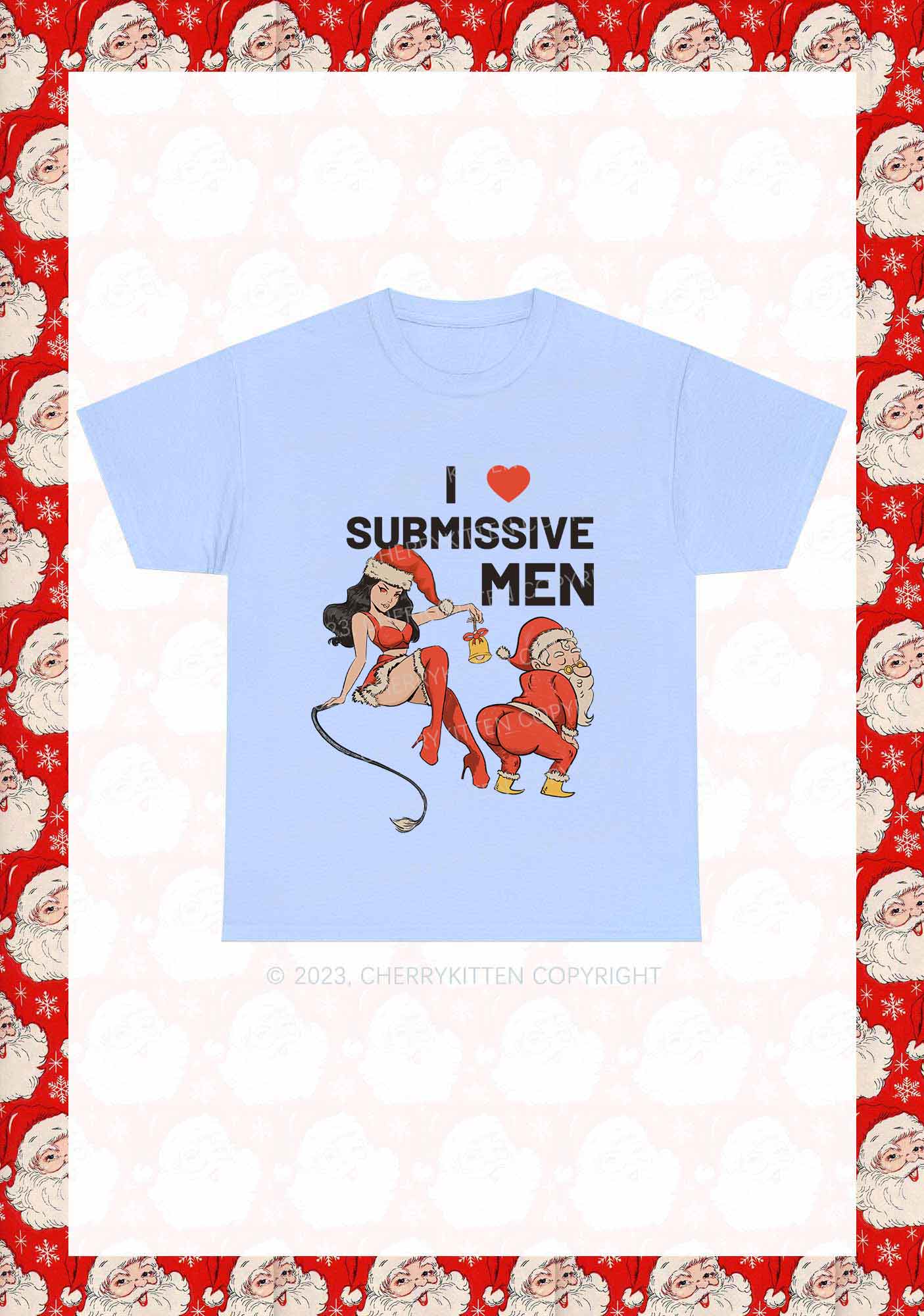 I Love S Men Christmas Y2K Chunky Shirt Cherrykitten - Image 8
