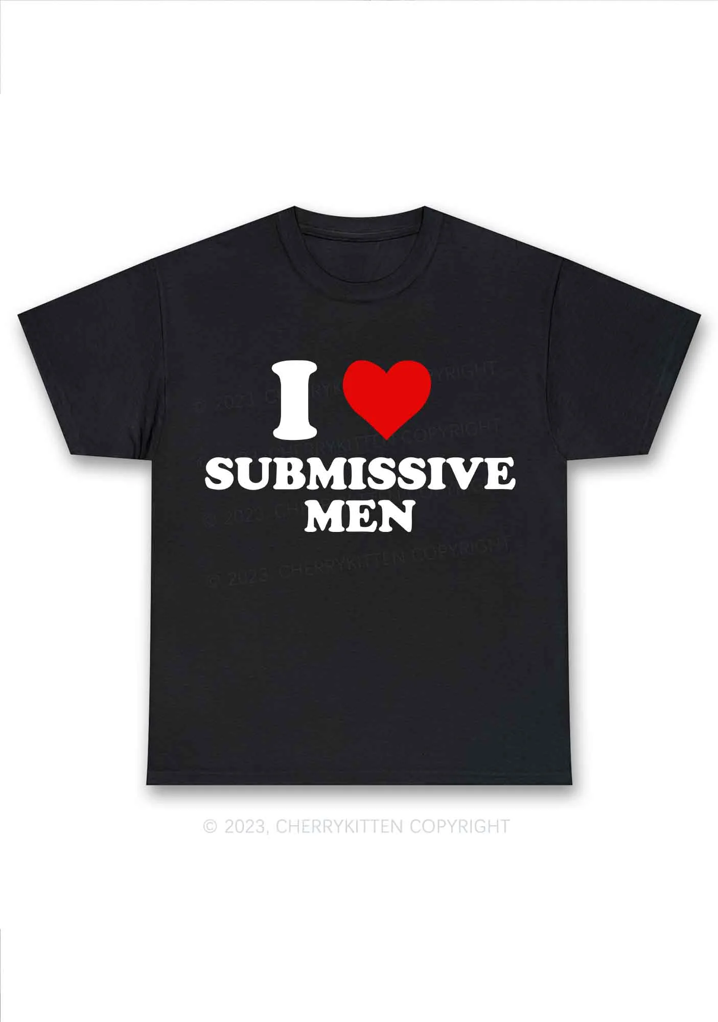 I Love S Men Y2K Chunky Shirt Cherrykitten - Image 3
