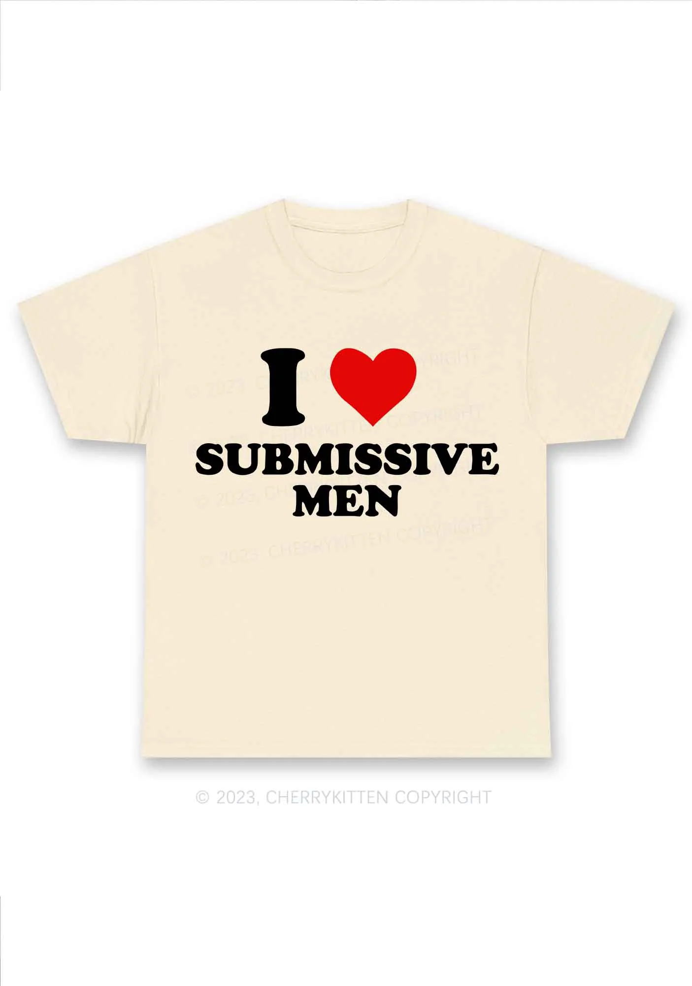 I Love S Men Y2K Chunky Shirt Cherrykitten - Image 4