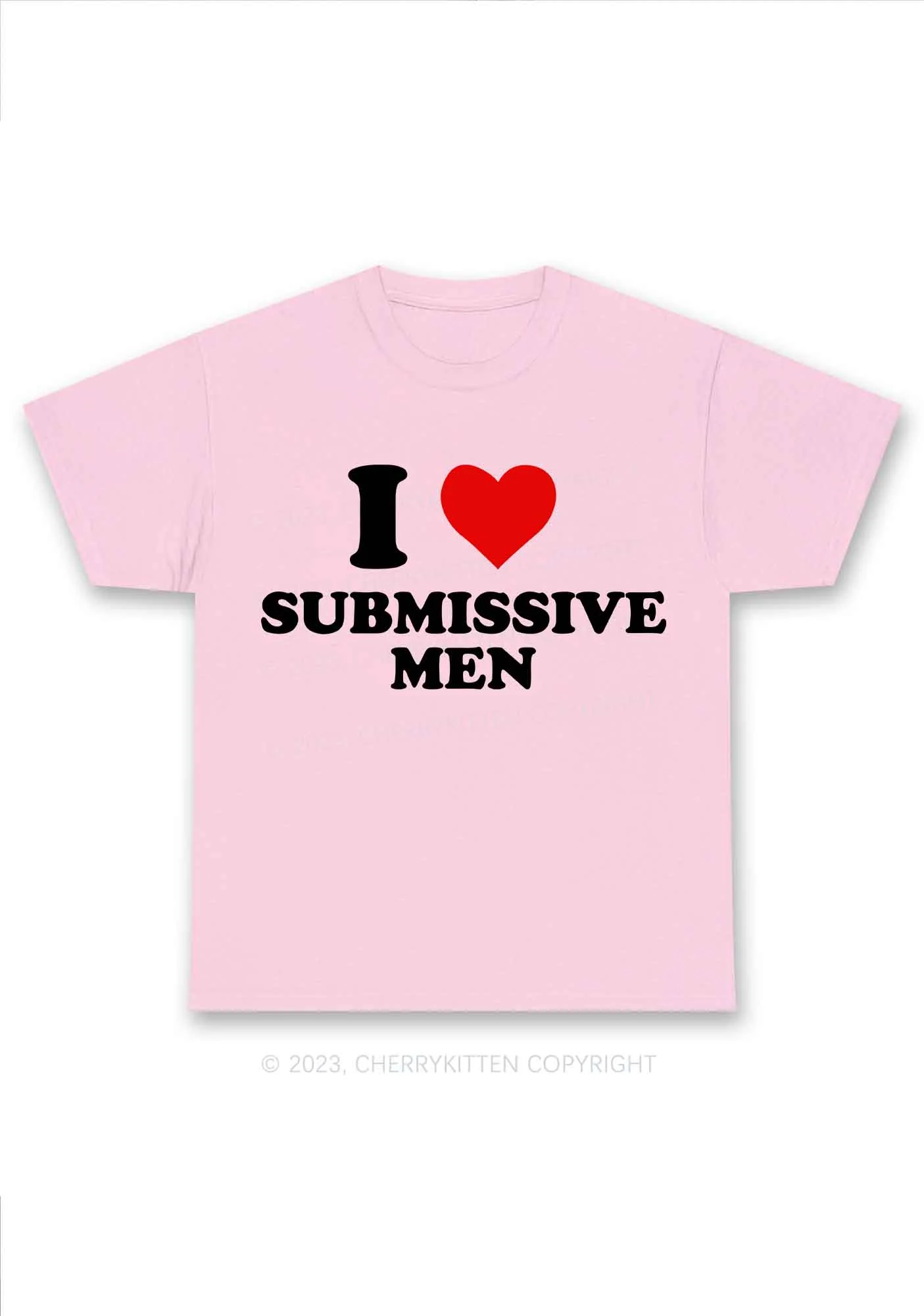 I Love S Men Y2K Chunky Shirt Cherrykitten - Image 5