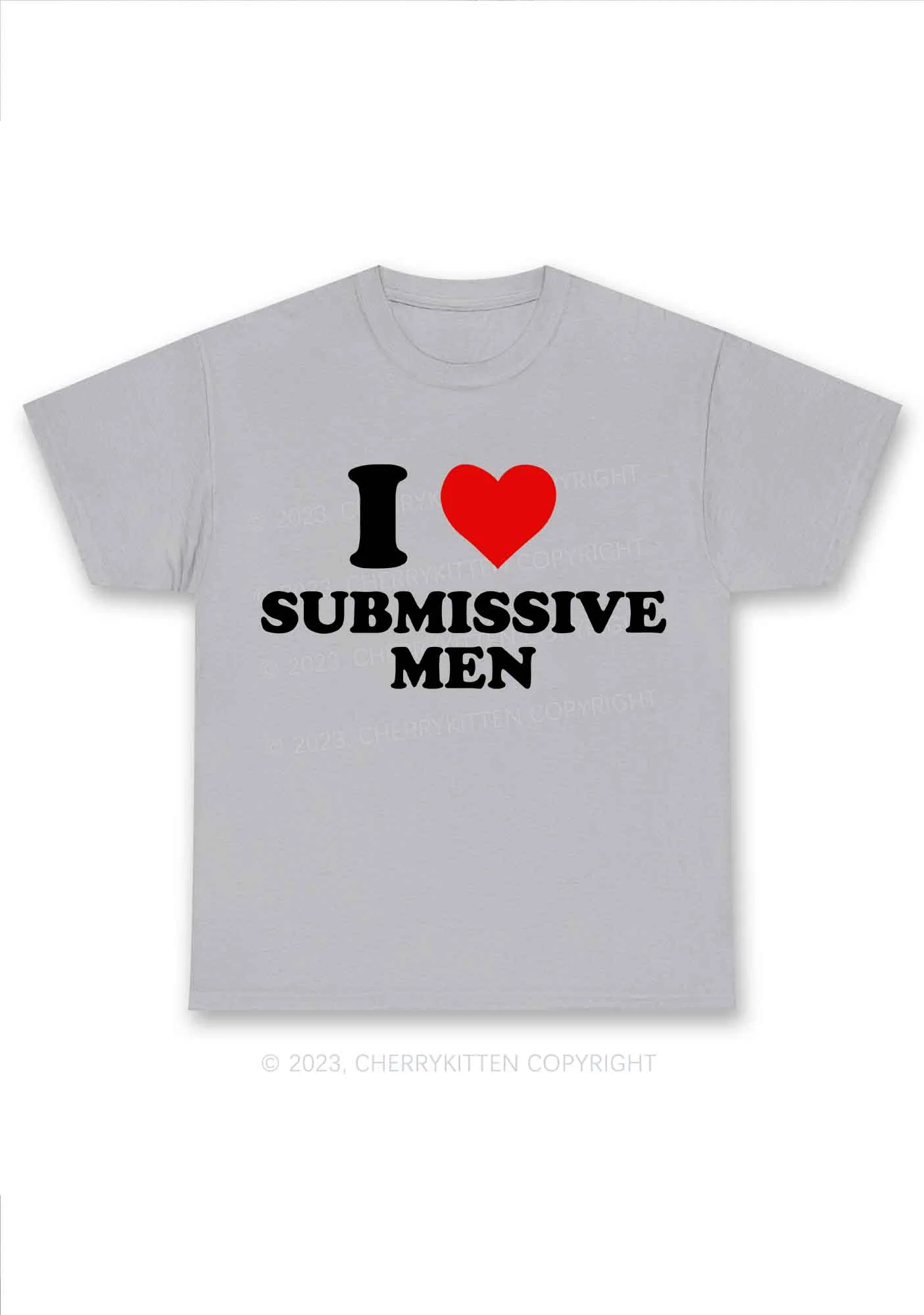 I Love S Men Y2K Chunky Shirt Cherrykitten - Image 6