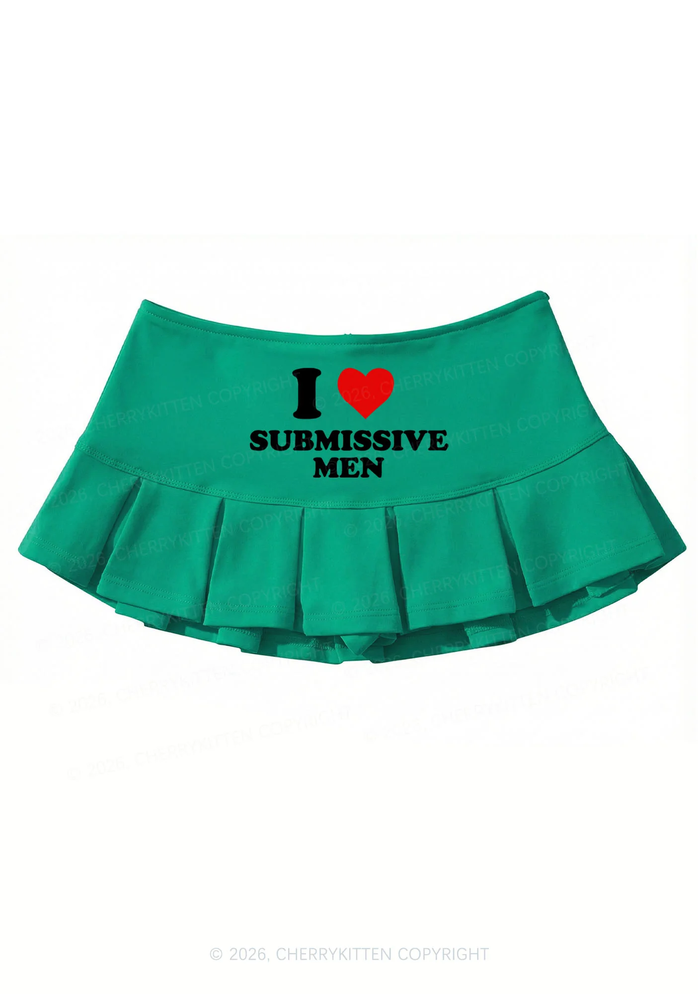 I Love S Men Y2K Mini Pleated Skirts Cherrykitten - Image 7
