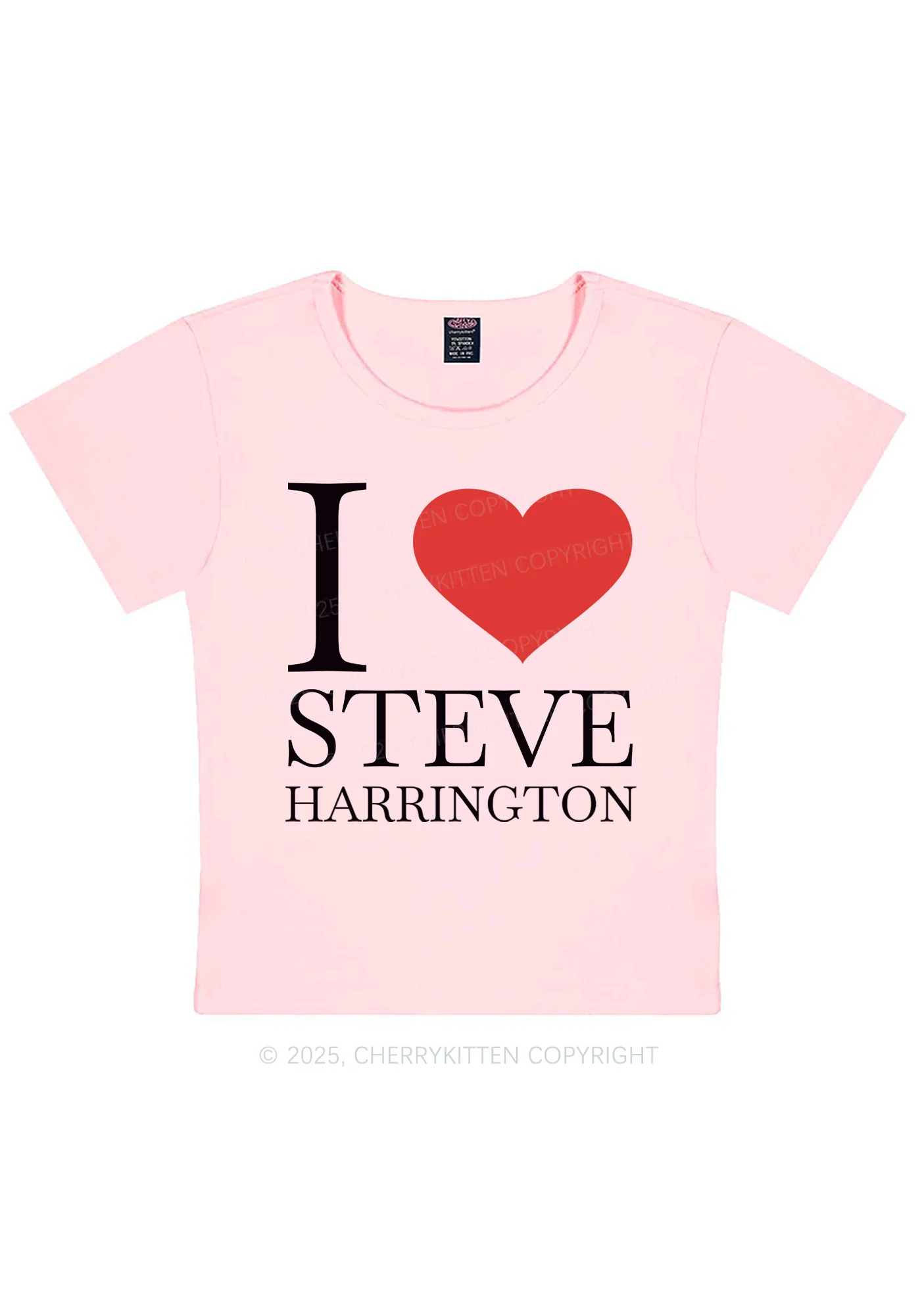 I Love SH Y2K Baby Tee Cherrykitten - Image 10