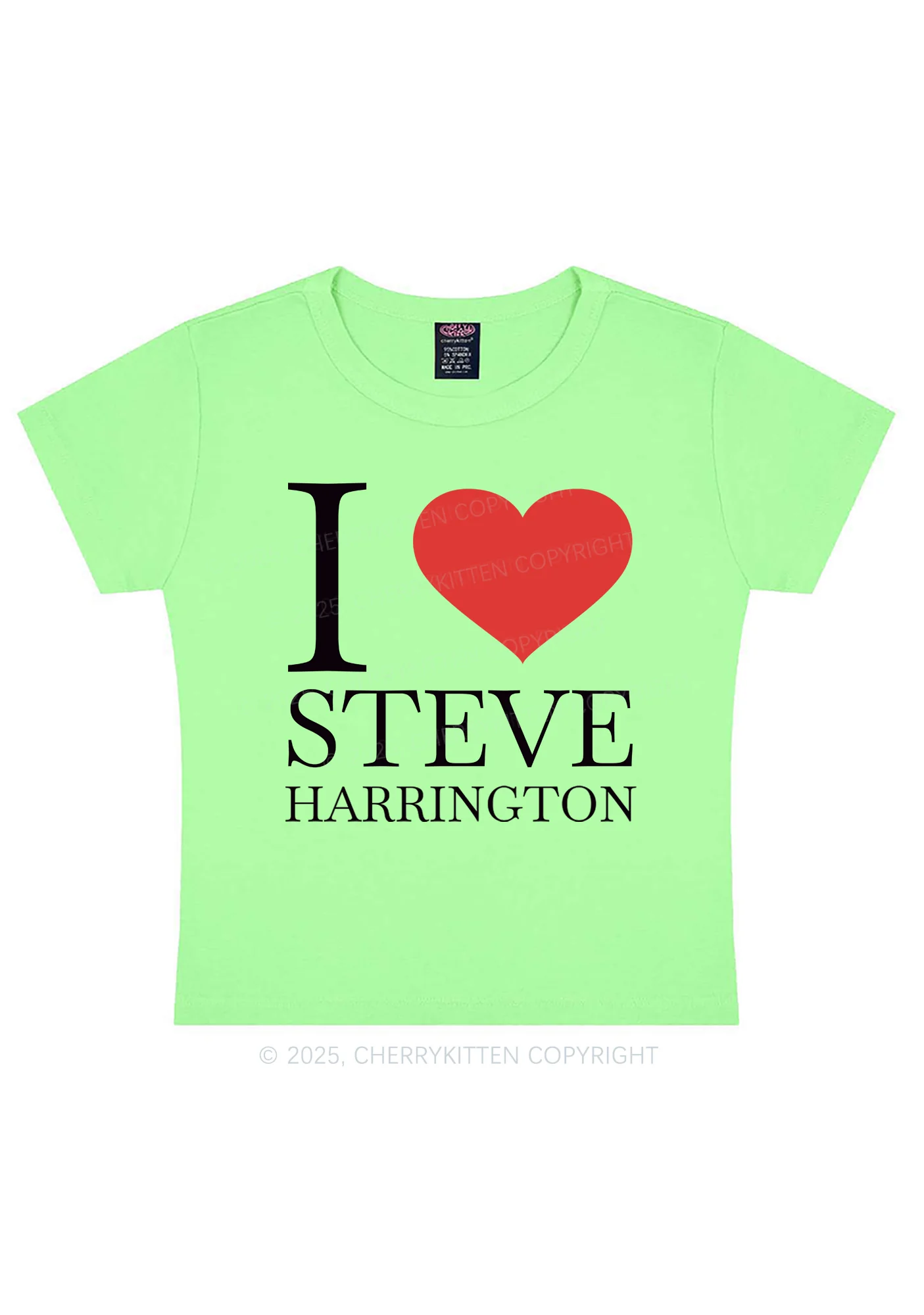 I Love SH Y2K Baby Tee Cherrykitten - Image 11
