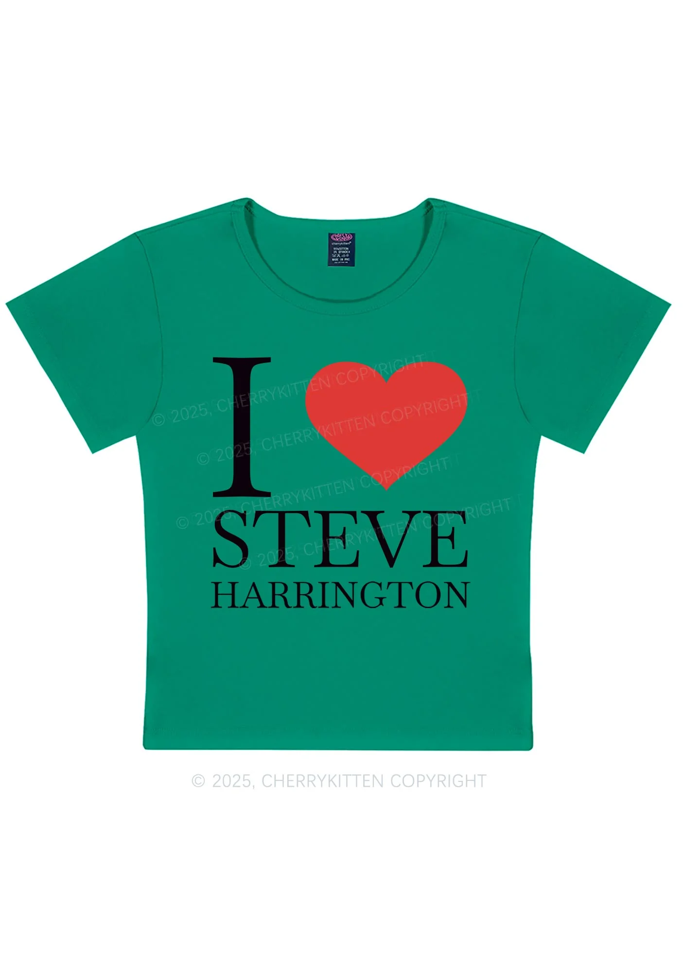 I Love SH Y2K Baby Tee Cherrykitten - Image 12
