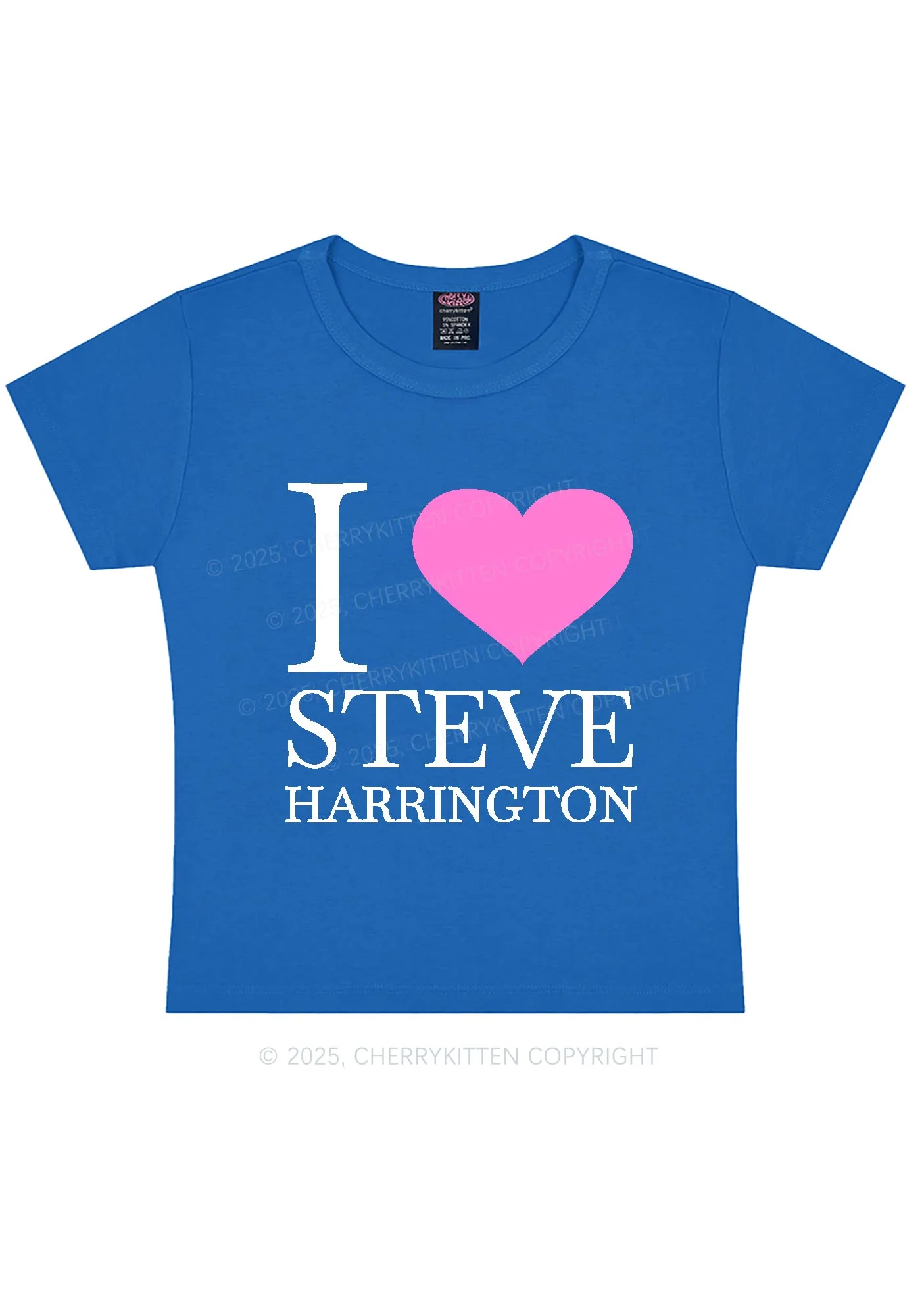 I Love SH Y2K Baby Tee Cherrykitten - Image 8
