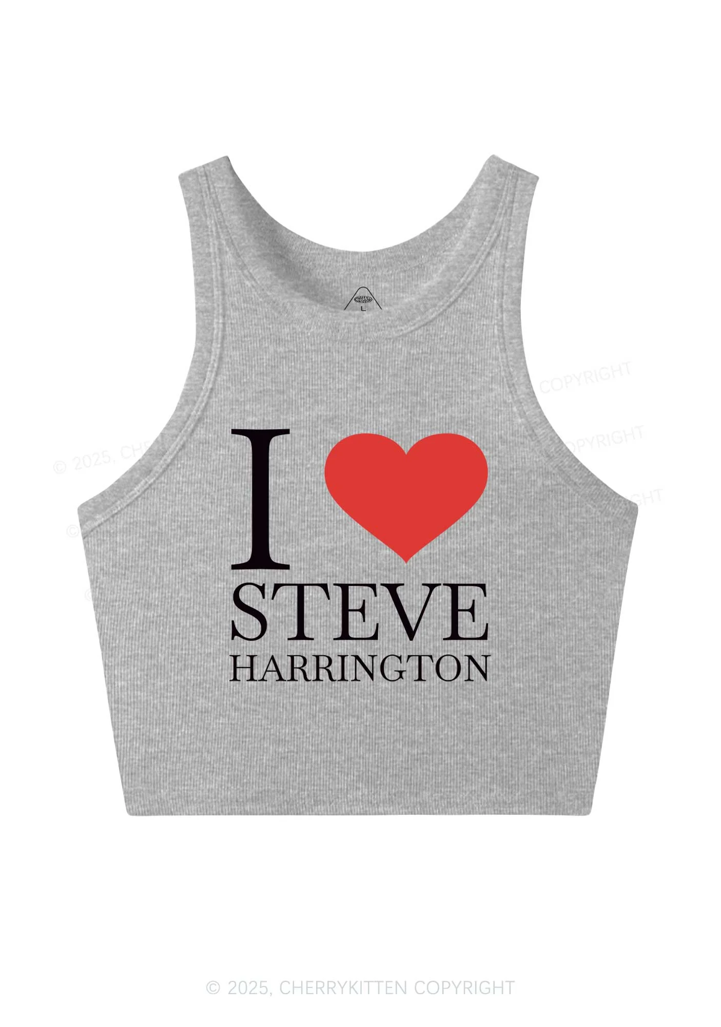 I Love SH Y2K Crop Tank Top Cherrykitten - Image 5