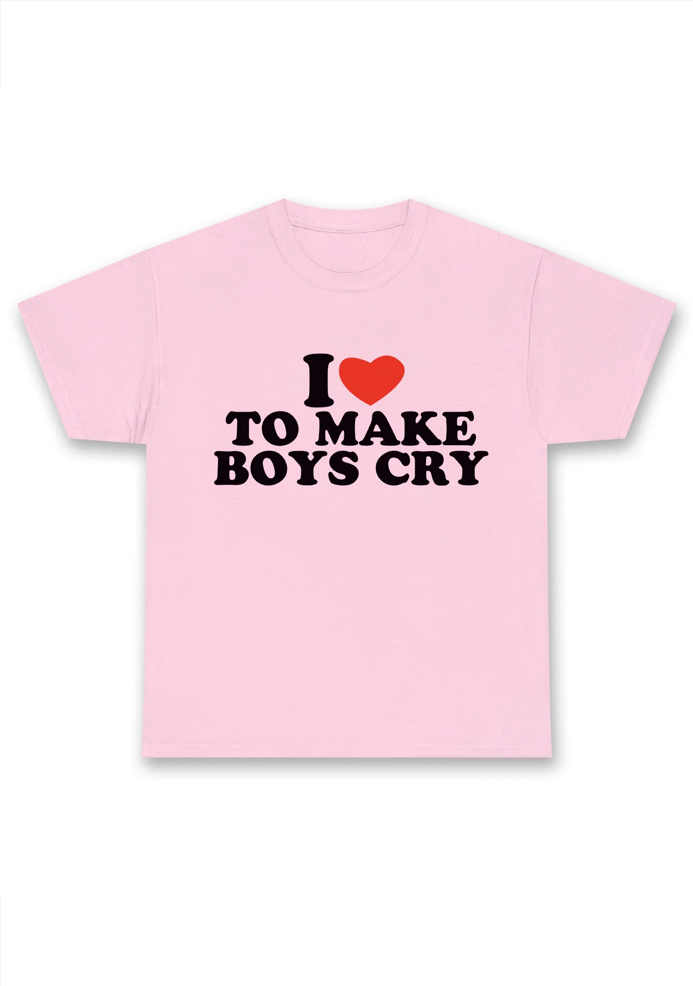 I Love To Make Boys Cry Chunky Shirt - Image 4