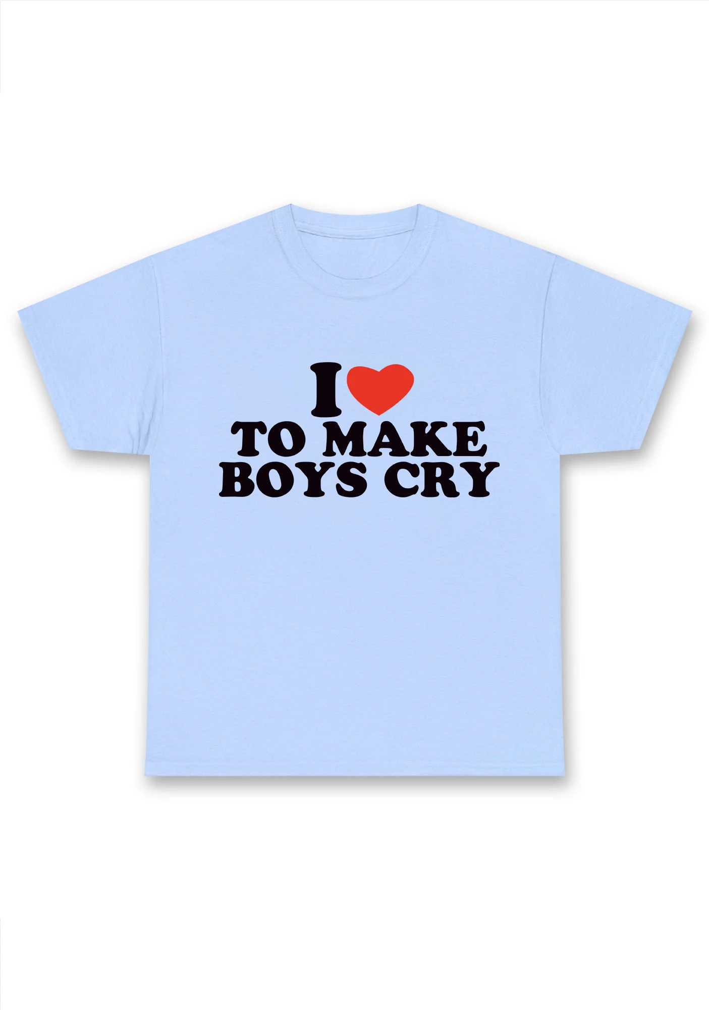 I Love To Make Boys Cry Chunky Shirt - Image 6