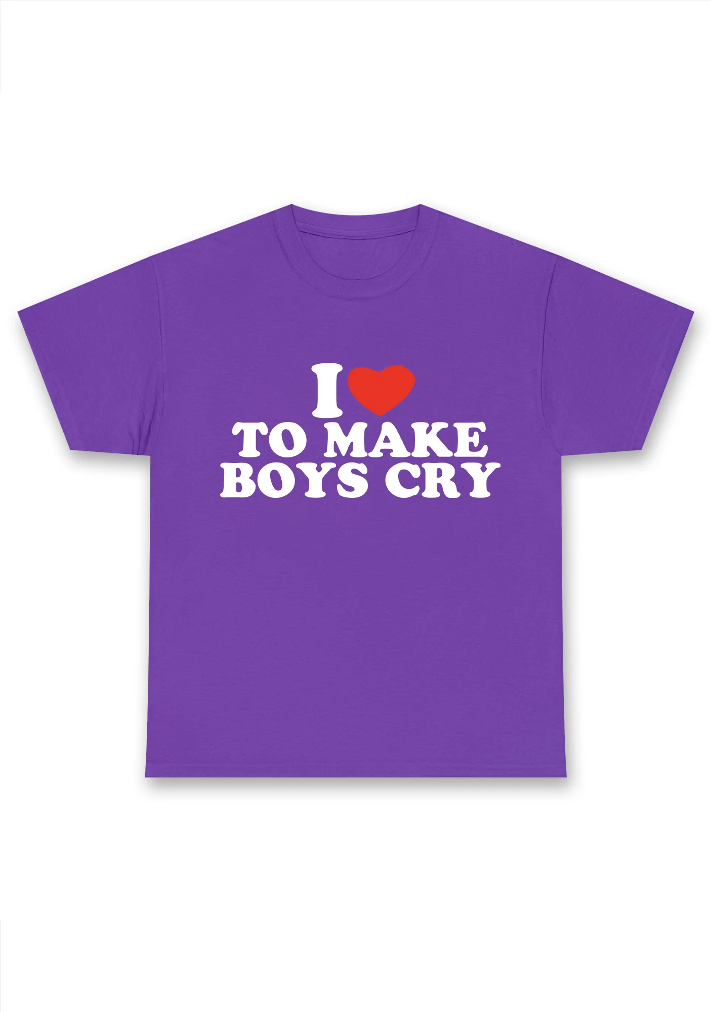 I Love To Make Boys Cry Chunky Shirt - Image 7