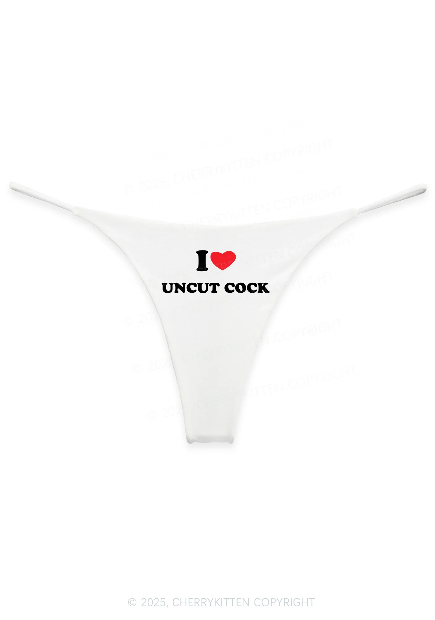 I Love Uncut Cxck Y2K Bikini String Thong Cherrykitten - Image 5