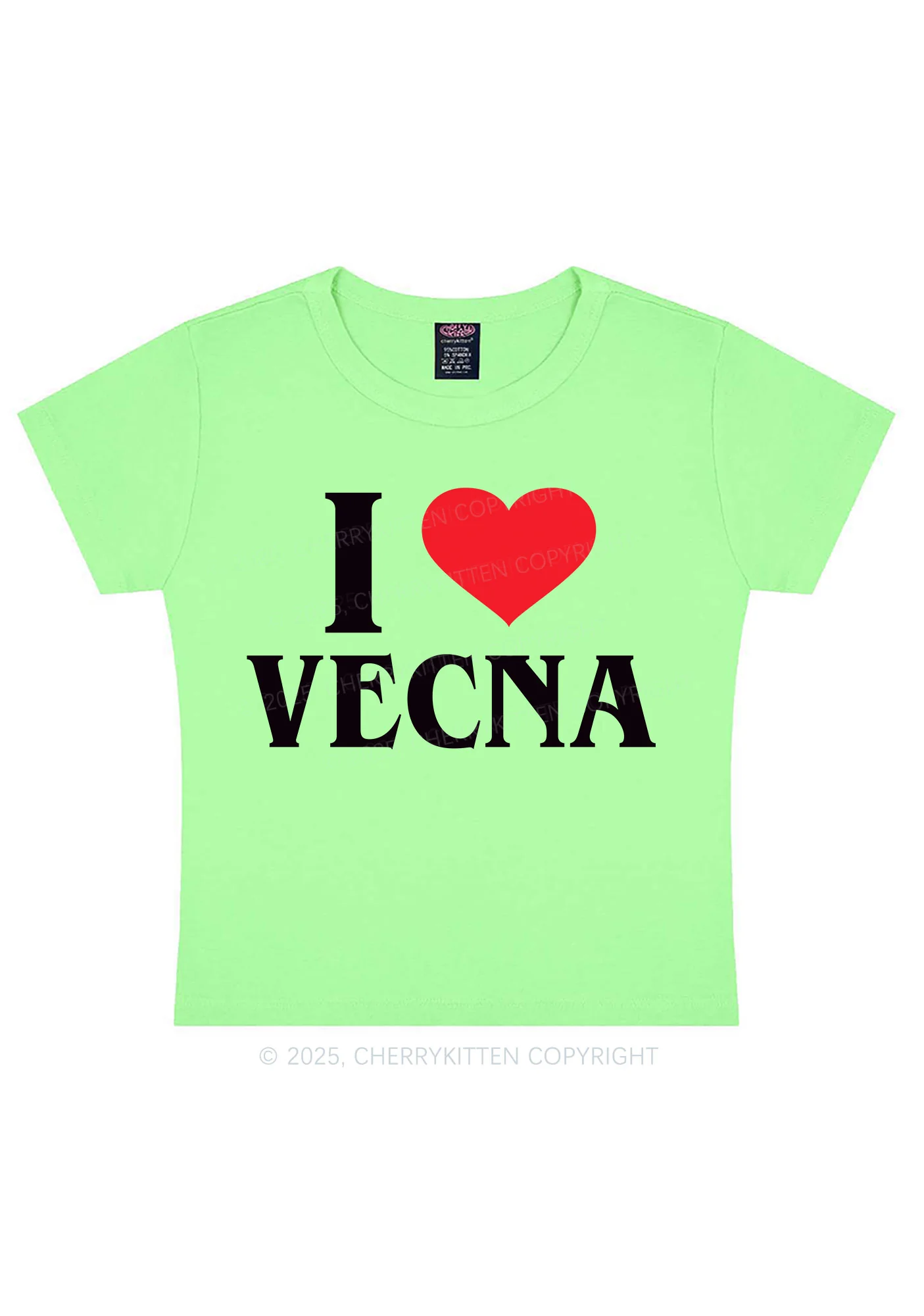 I Love VN Y2K Baby Tee Cherrykitten - Image 12