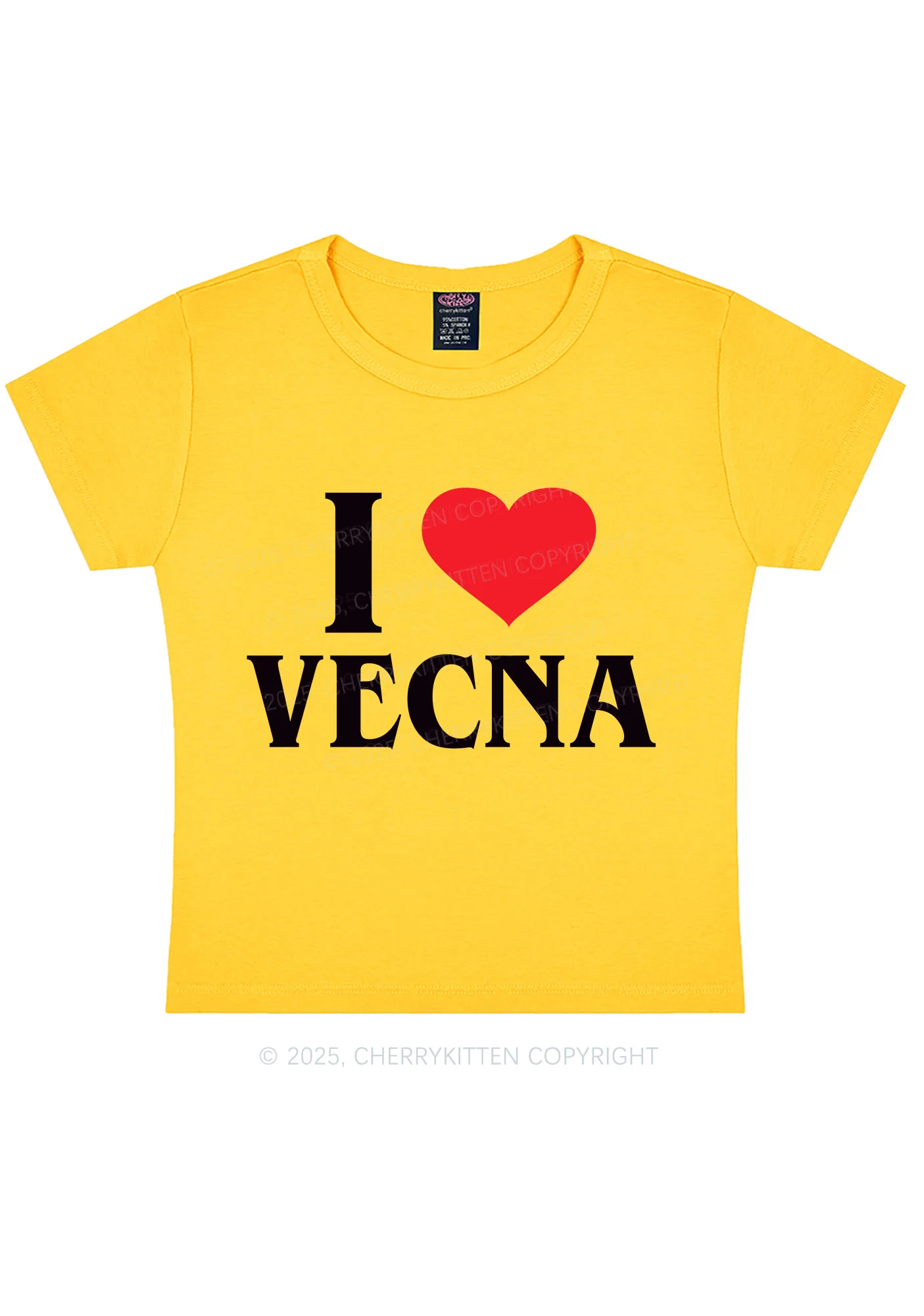 I Love VN Y2K Baby Tee Cherrykitten - Image 8