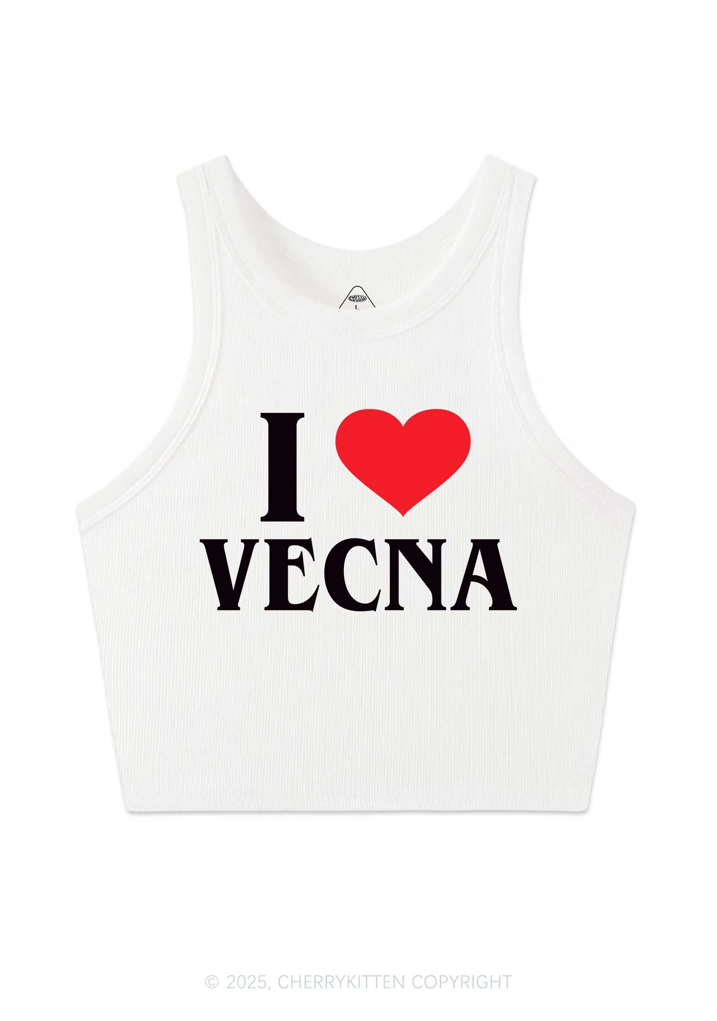 I Love VN Y2K Crop Tank Top Cherrykitten - Image 3