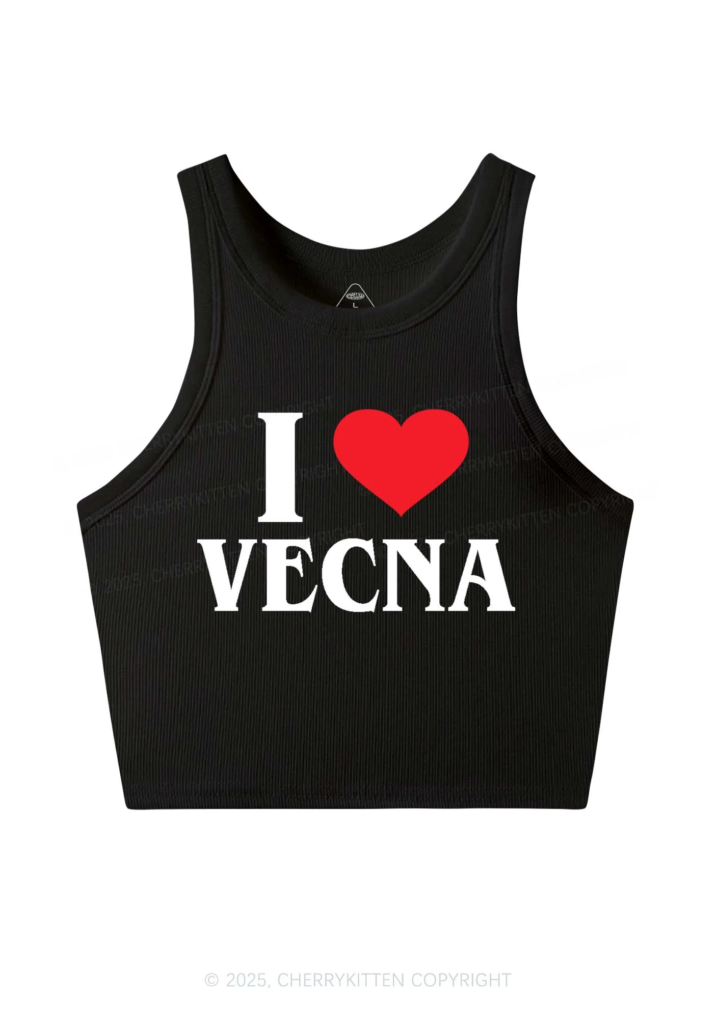 I Love VN Y2K Crop Tank Top Cherrykitten - Image 4