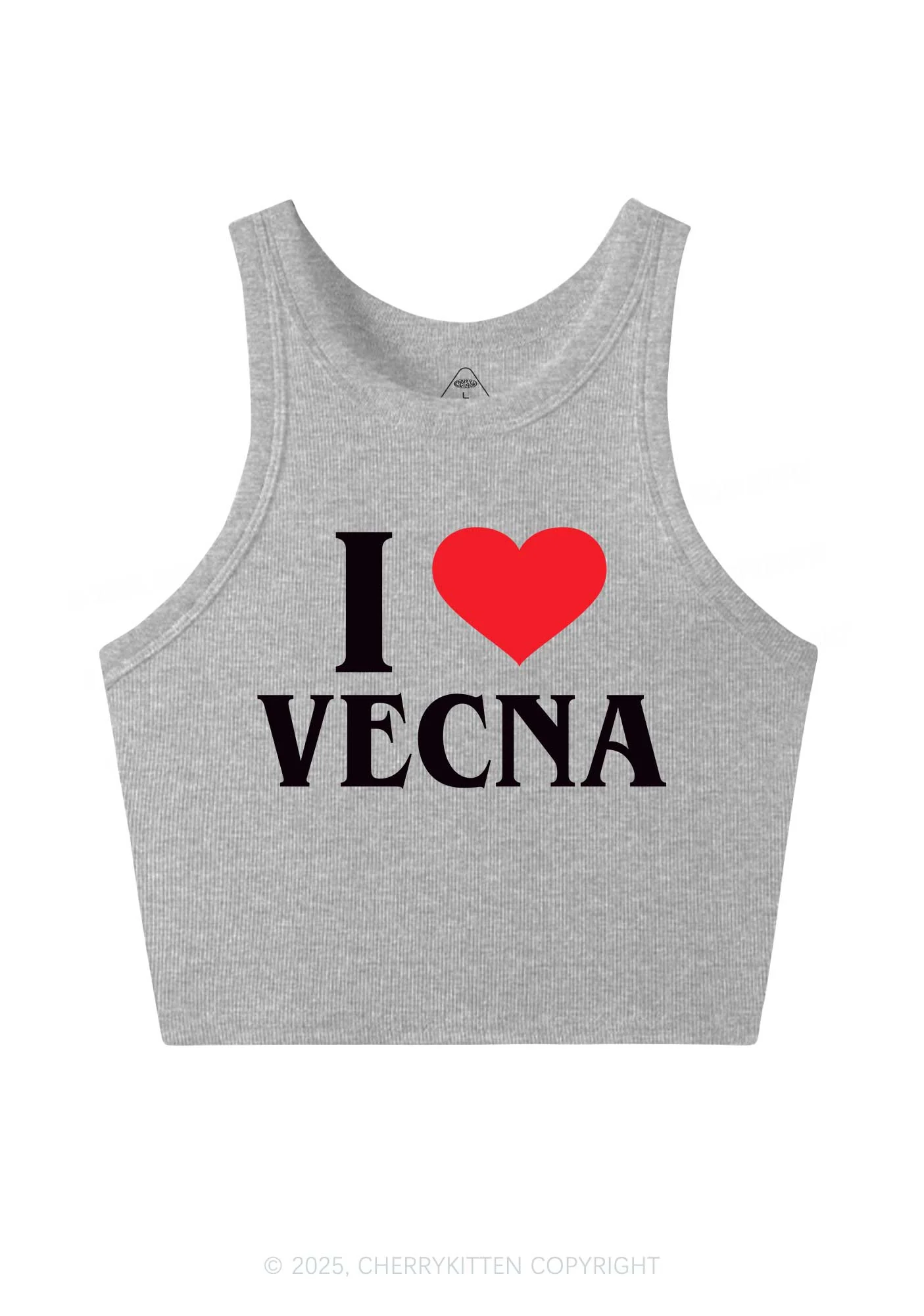 I Love VN Y2K Crop Tank Top Cherrykitten - Image 5