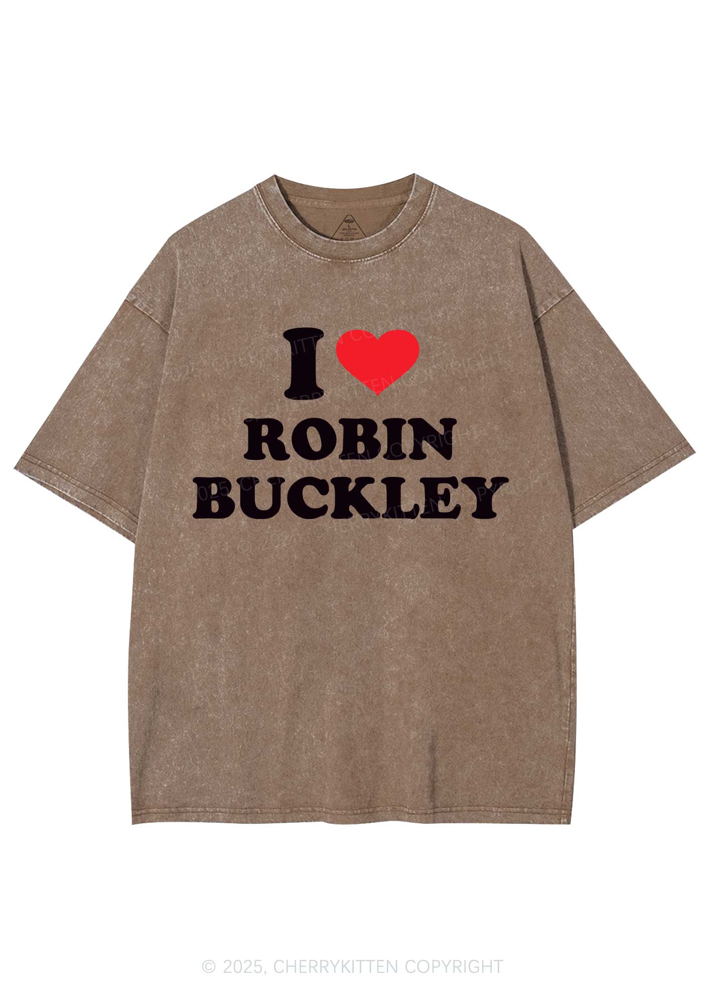 I Love VN Y2K Shirts Washed Tee Cherrykitten - Image 7
