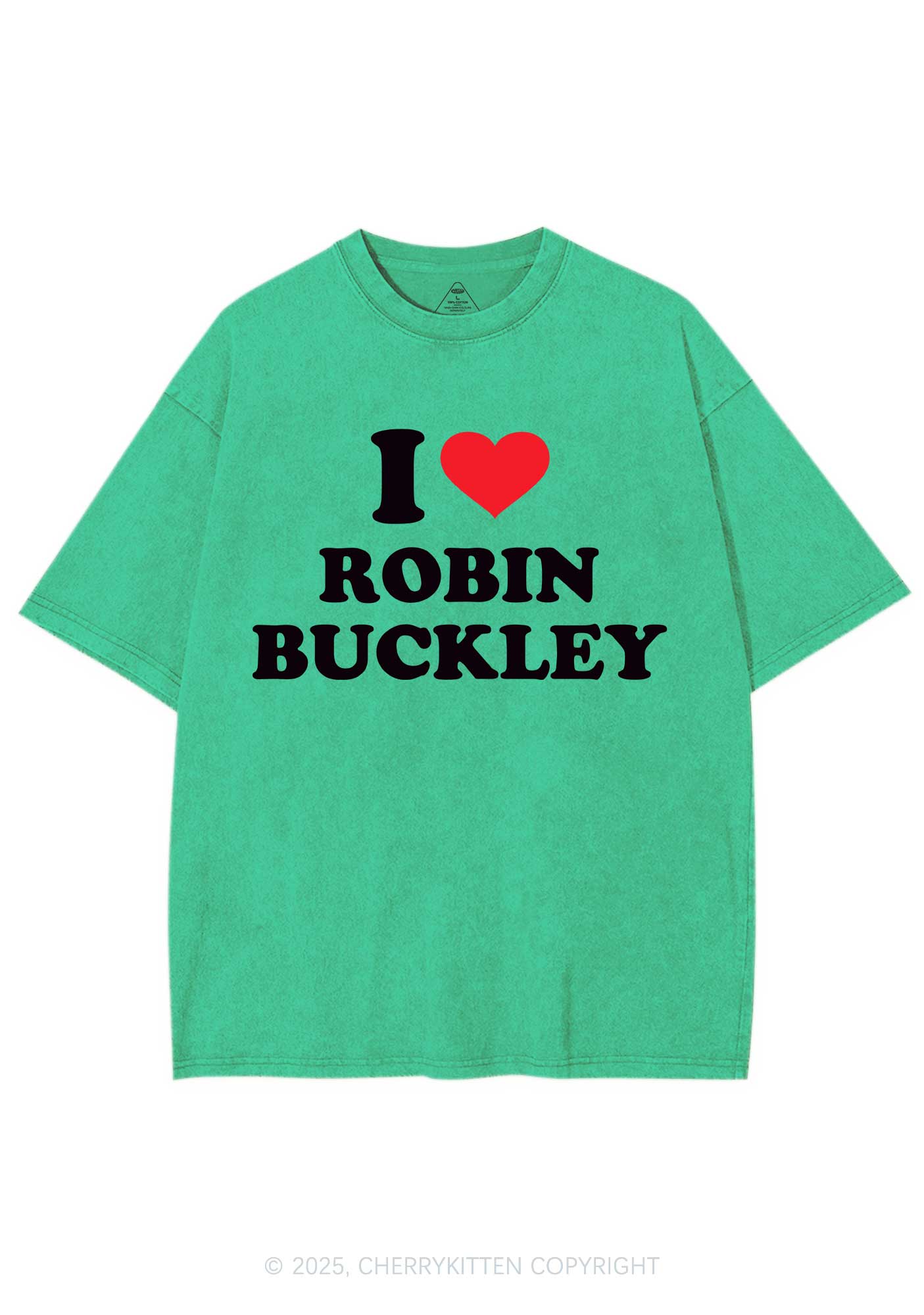 I Love VN Y2K Shirts Washed Tee Cherrykitten - Image 8