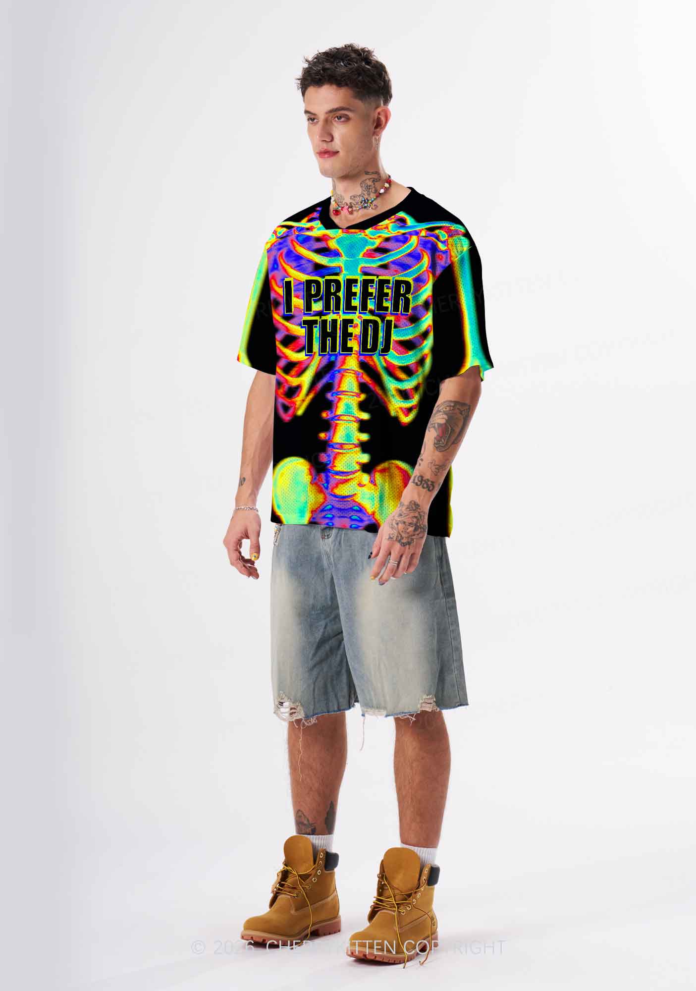 I Prefer The DJ Y2K Sport Jersey Shirts Cherrykitten - Image 2